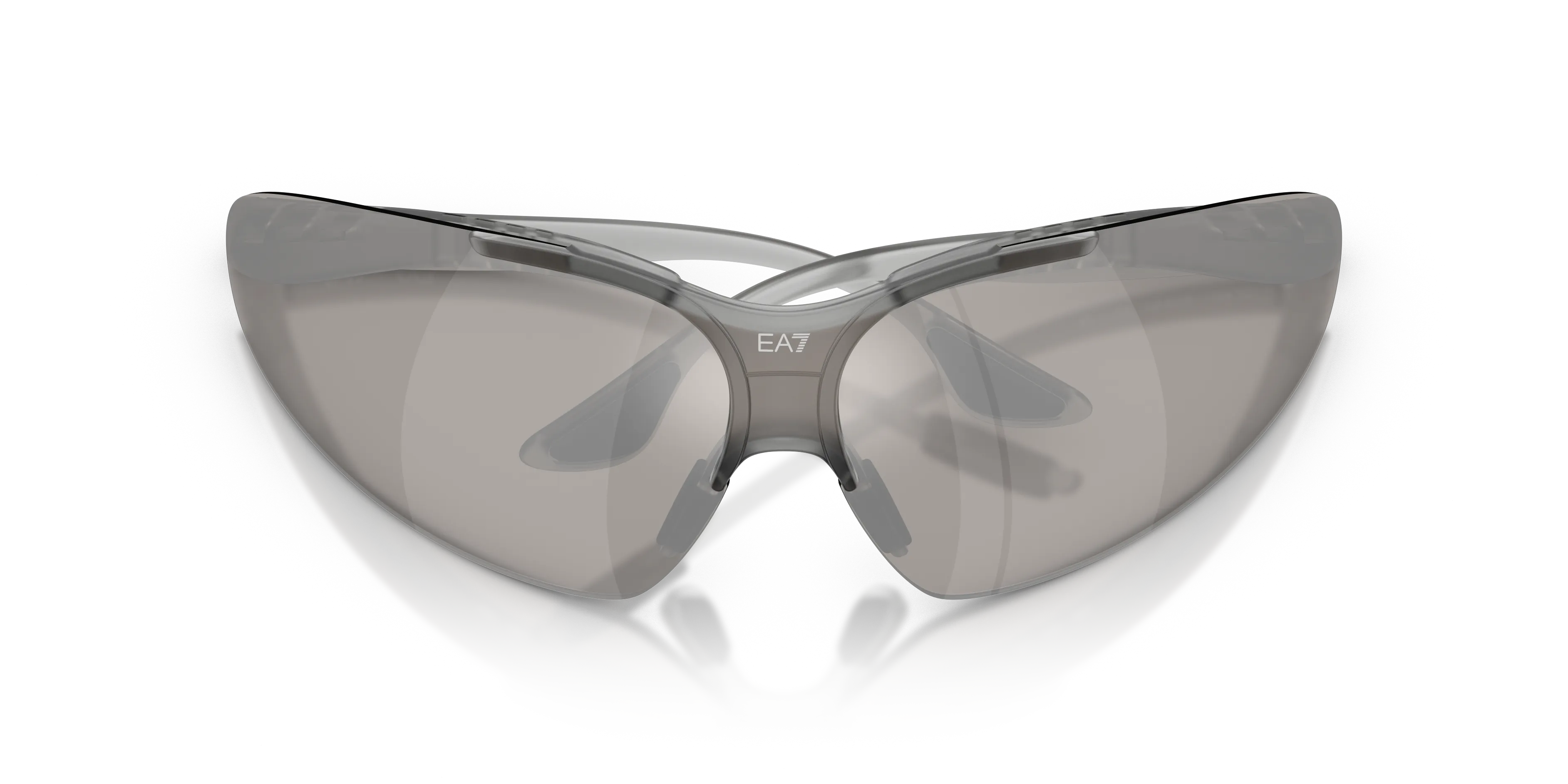 Moncler Q74007 63586G Occhiali da sole Iniettato Grigio Grigio Geometrica Specchiate - immagine 2