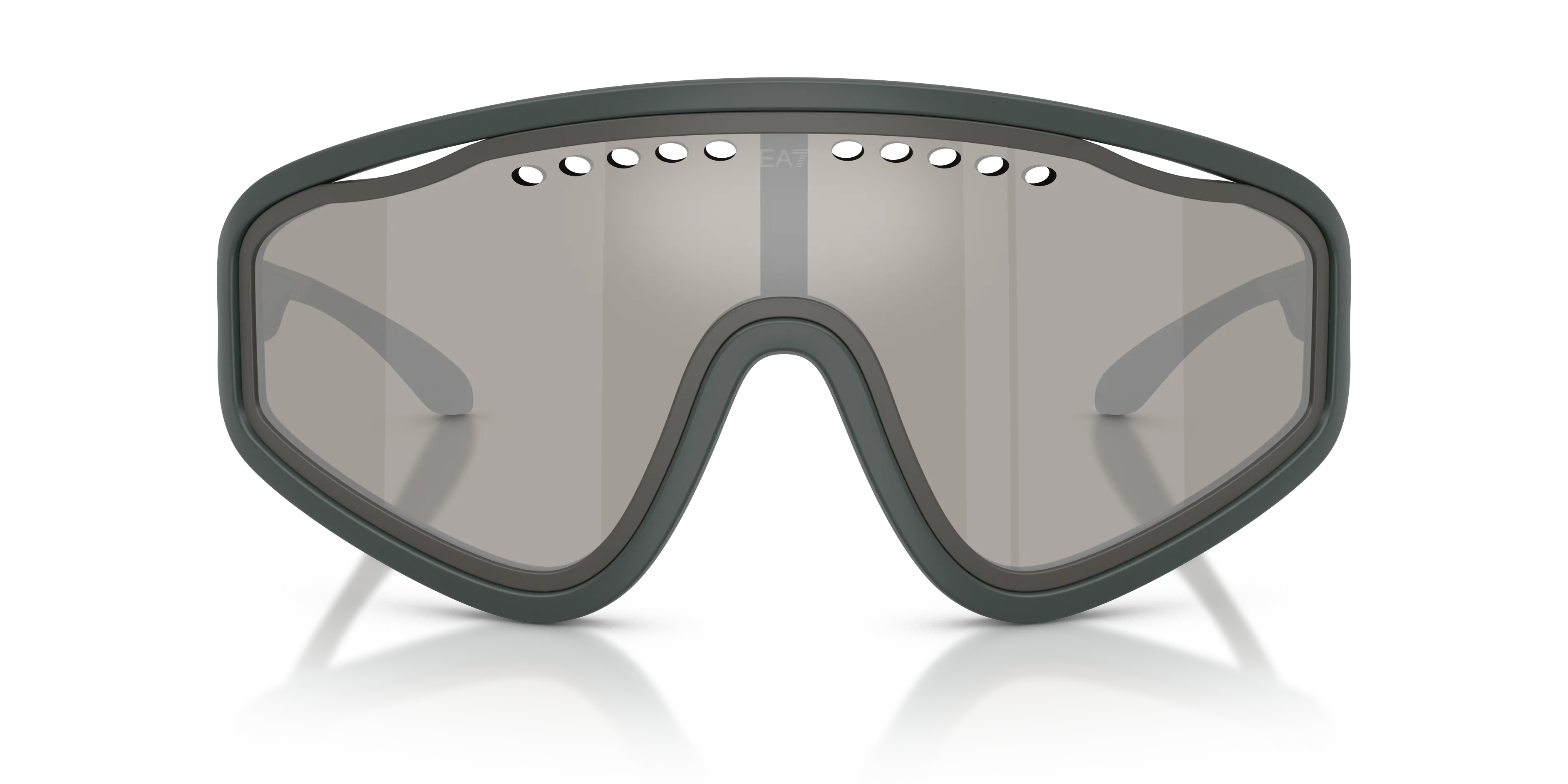 Moncler Q74005 65036G Occhiali da sole Iniettato Grigio Grigio Geometrica Specchiate - immagine 3