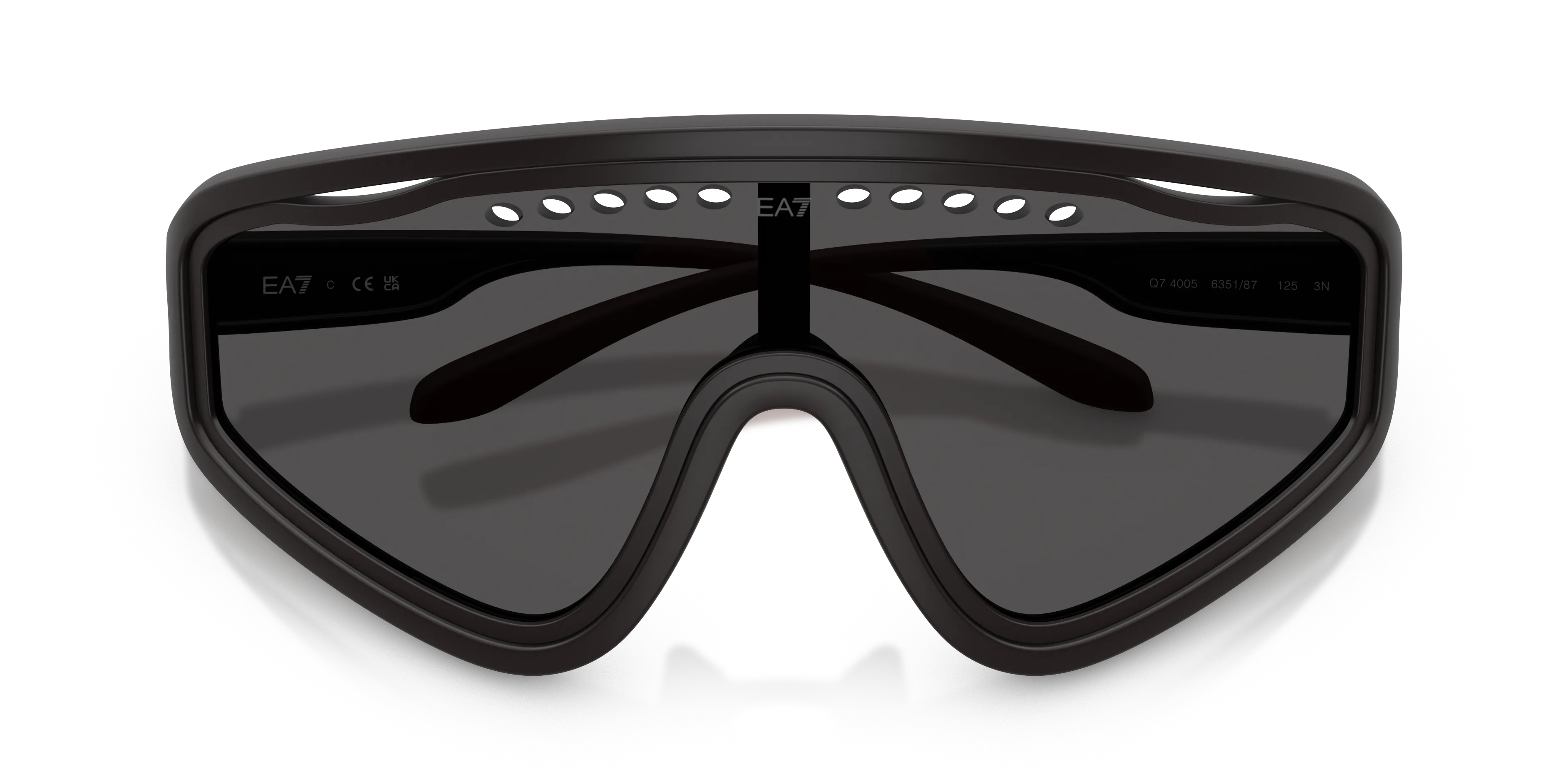 Moncler Q74005 635187 Occhiali da sole Iniettato Grigio Grigio Geometrica Normale - immagine 2