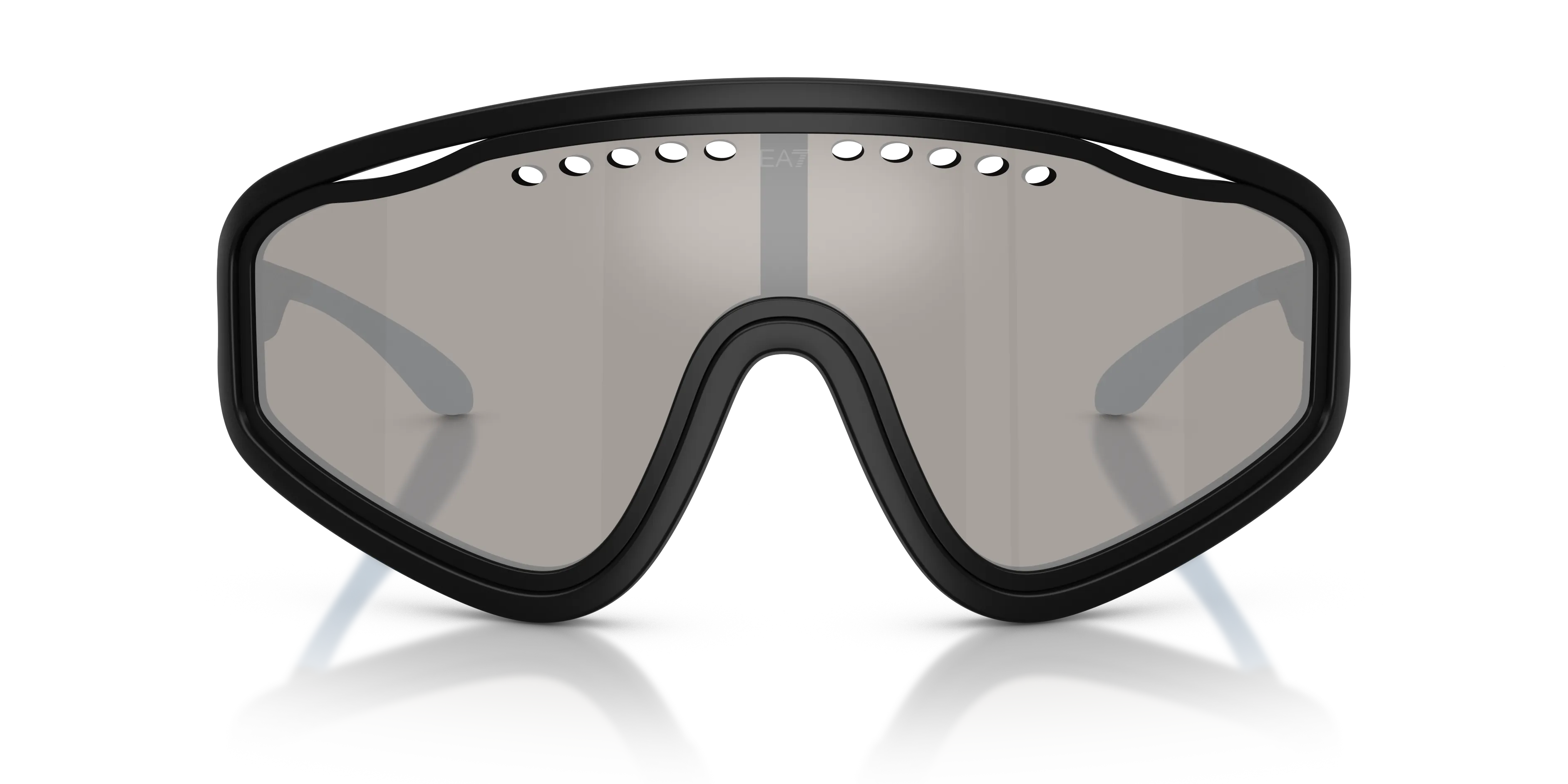 Moncler Q74005 62886G Occhiali da sole Iniettato Nero Grigio Geometrica Specchiate - immagine 3