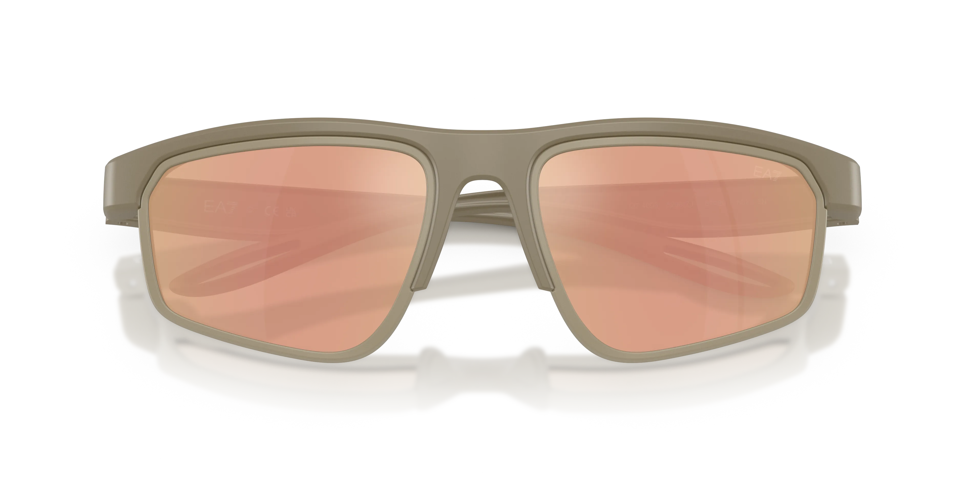 Moncler Q74003 62967J Occhiali da sole Iniettato Marrone Marrone Squadrata Specchiate - immagine 2