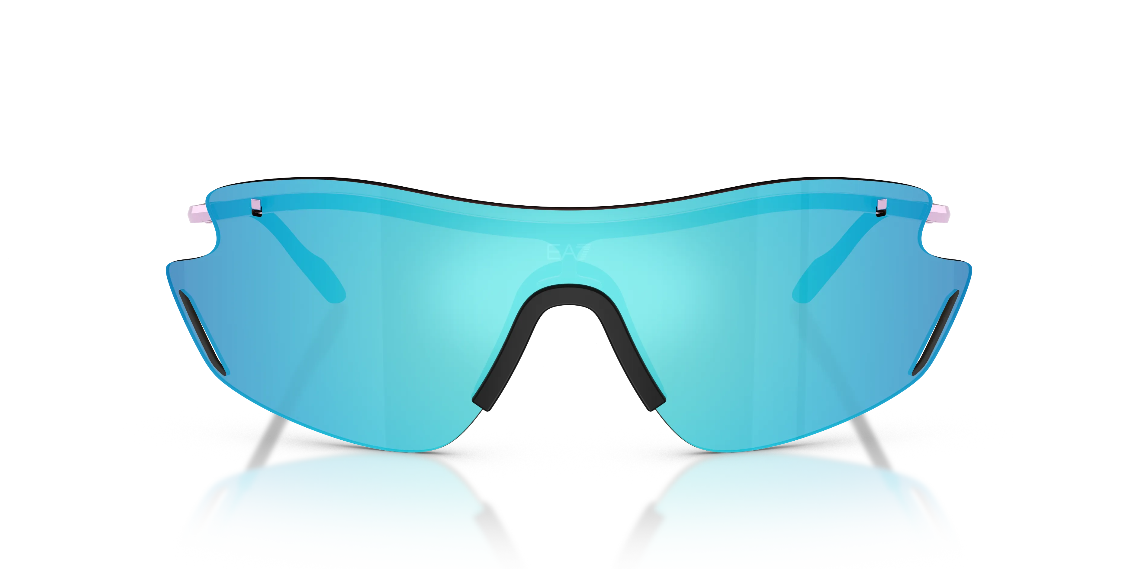 Moncler Q72001 341355 Occhiali da sole Metallo Viola Verde Geometrica Specchiate - immagine 3