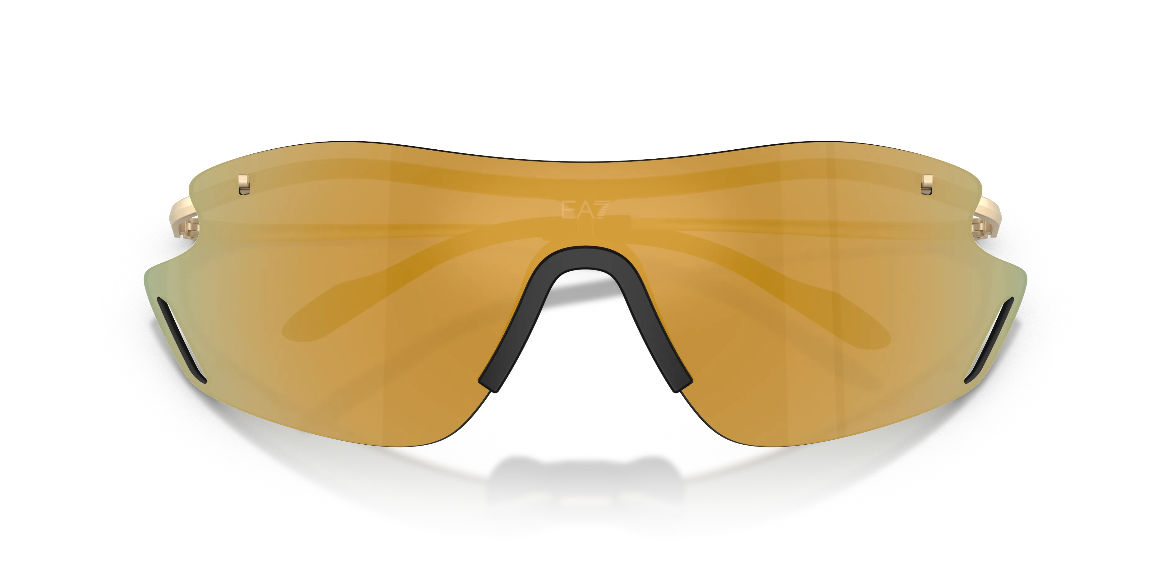 Moncler Q72001 30027P Occhiali da sole Metallo Oro Marrone Geometrica Specchiate - immagine 2