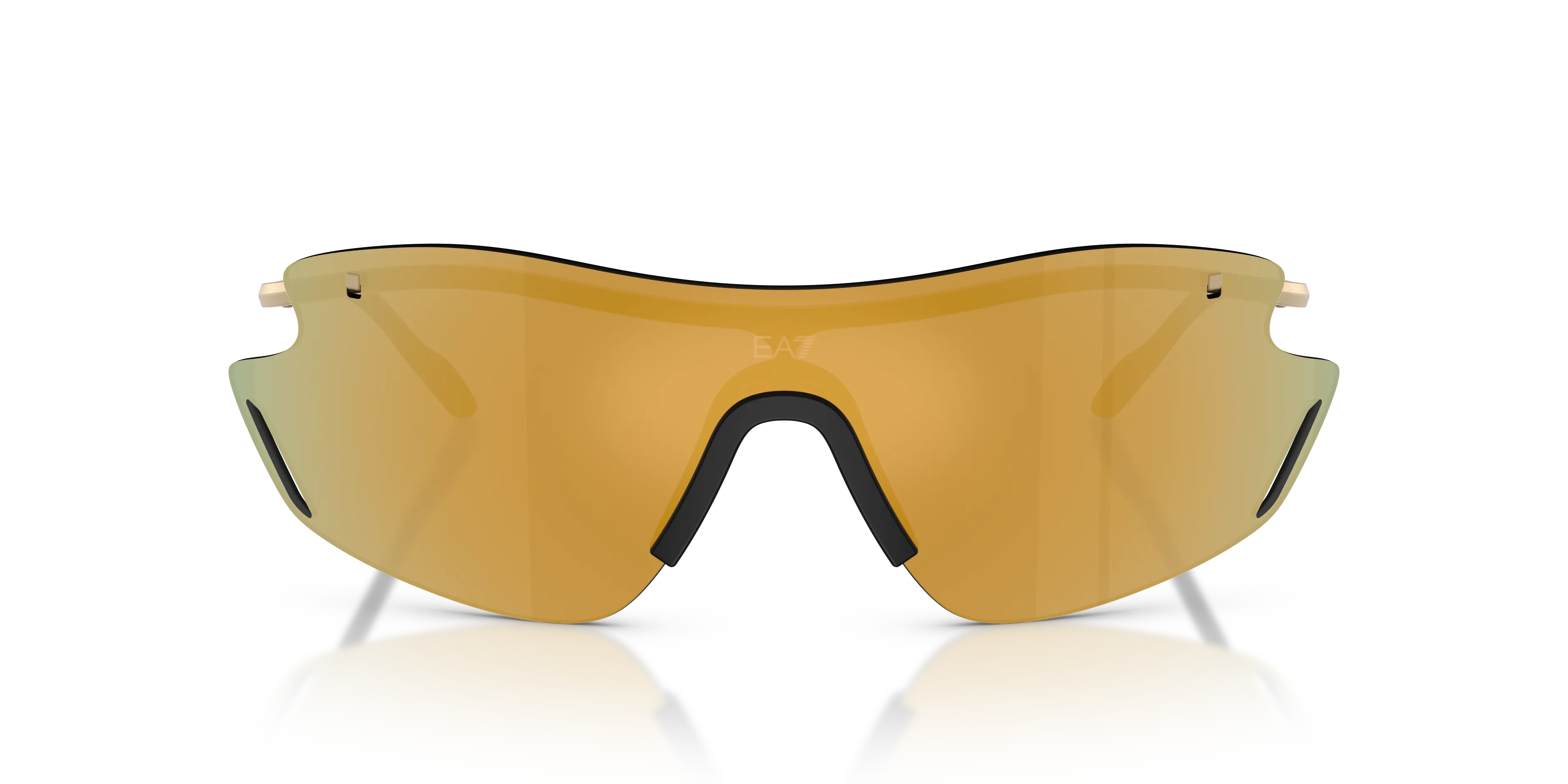 Moncler Q72001 30027P Occhiali da sole Metallo Oro Marrone Geometrica Specchiate - immagine 3