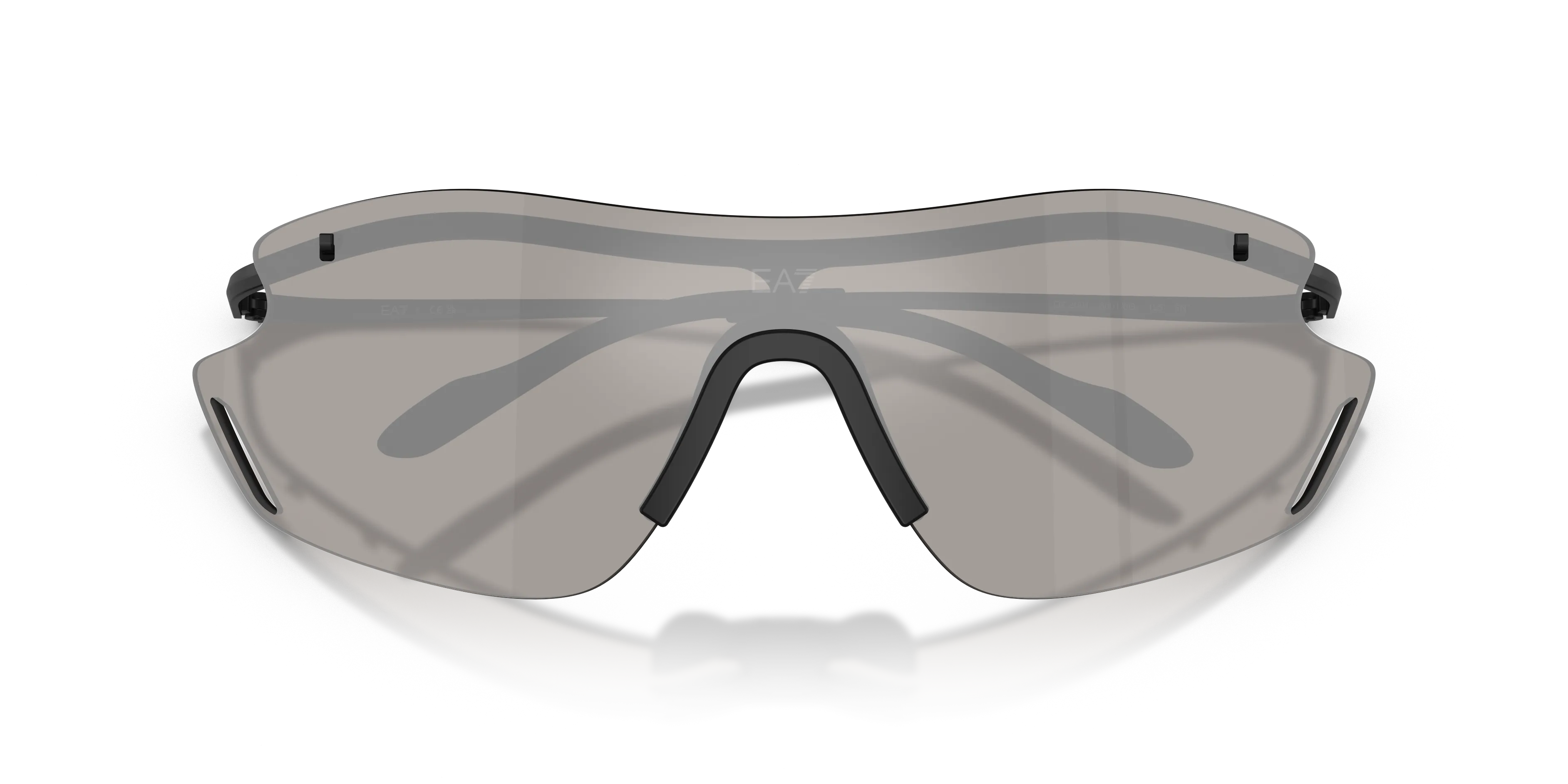 Moncler Q72001 30016G Occhiali da sole Metallo Nero Grigio Geometrica Specchiate - immagine 2