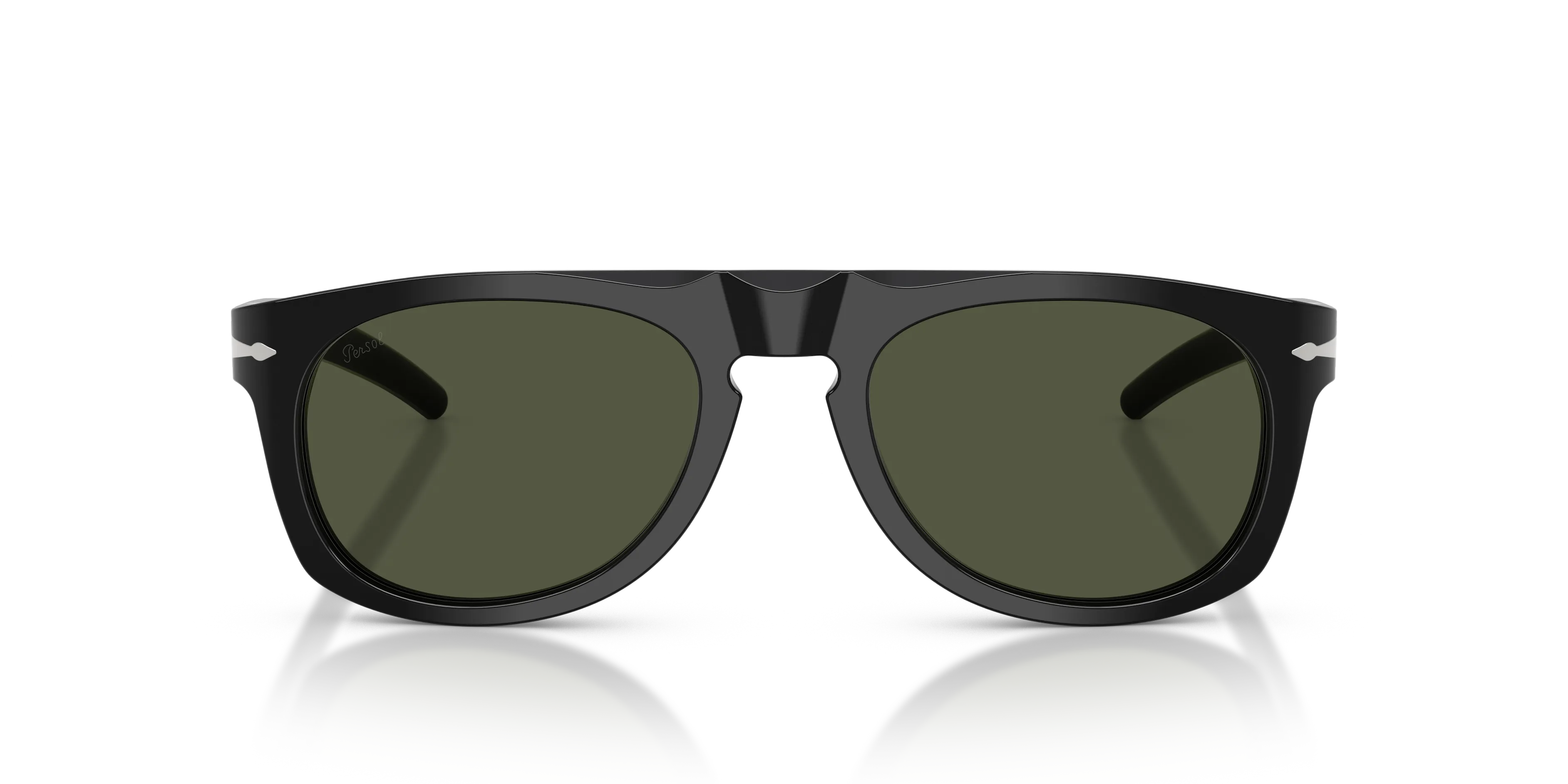 Persol PO3401S 95/31 Occhiali da sole Acetato Nero Verde Pantos Normale - immagine 3