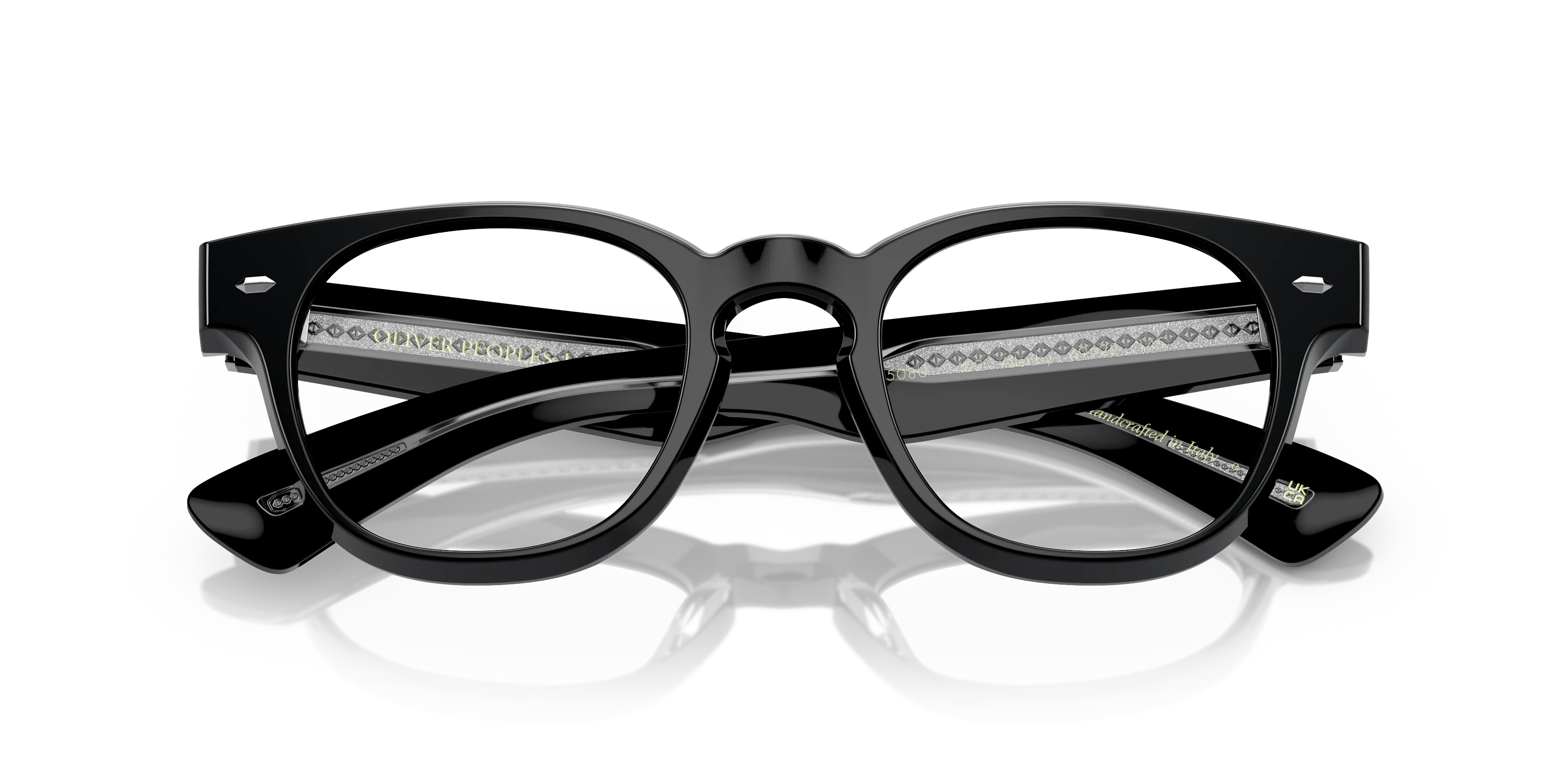 Oliver Peoples OV5508U ALLENBY 1492 Montature da vista Acetato Nero Trasparente Squadrata Normale - immagine 2