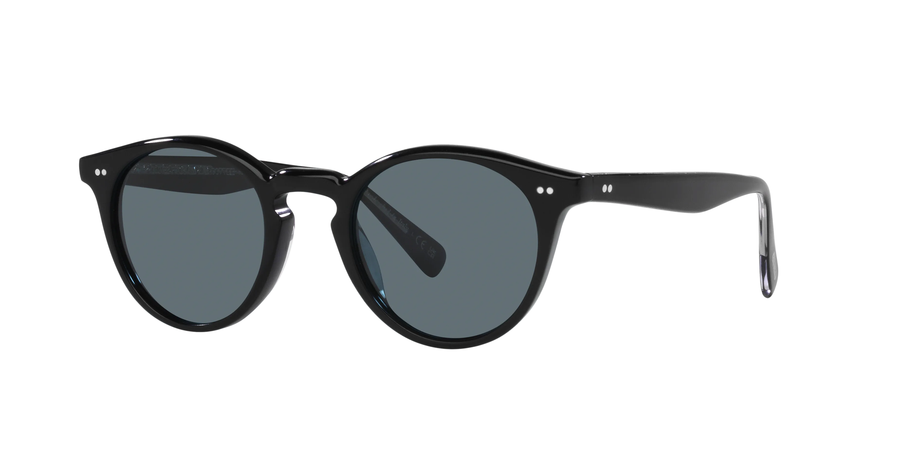Oliver Peoples OV5459SU ROMARE SUN 14923R Occhiali da sole Acetato Nero Blu Pantos Polarizzata - immagine 1