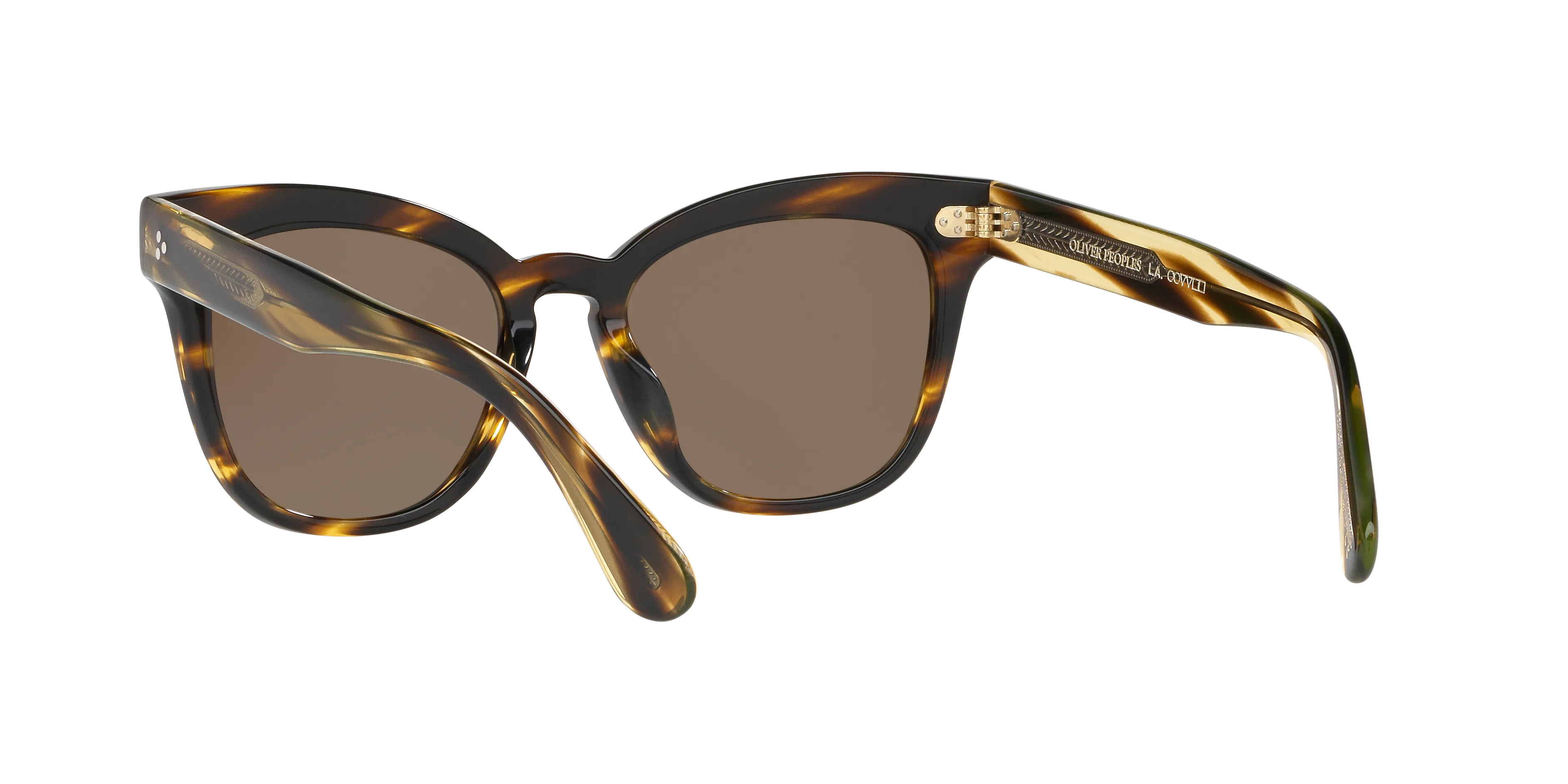 Oliver Peoples OV5372SU MARIANELA 100373 Occhiali da sole Acetato Nero Marrone Farfalla Normale - immagine 4