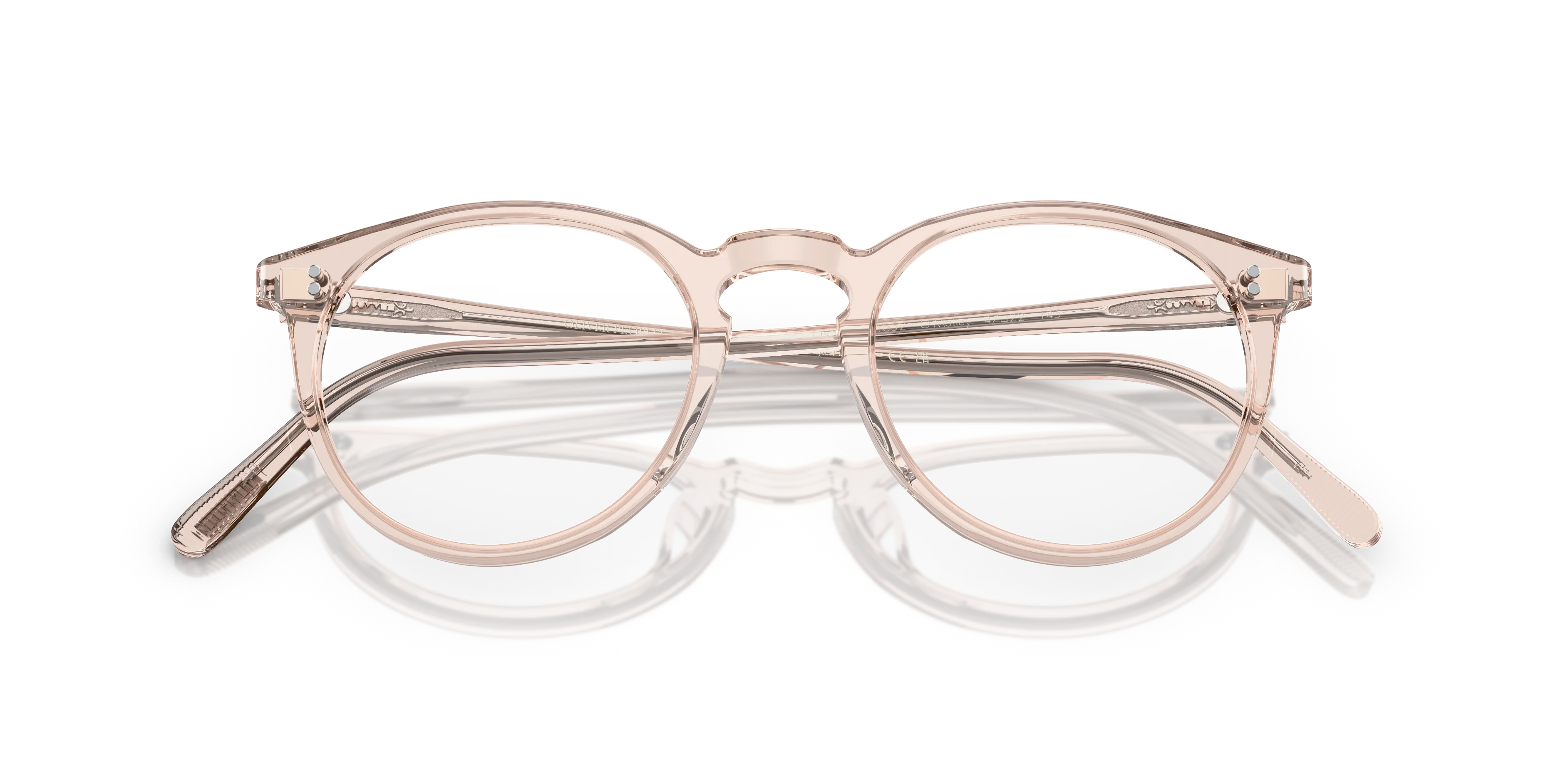 Oliver Peoples OV5183 O'MALLEY 1652 Montature da vista Acetato Blu Trasparente Pantos Normale - immagine 2