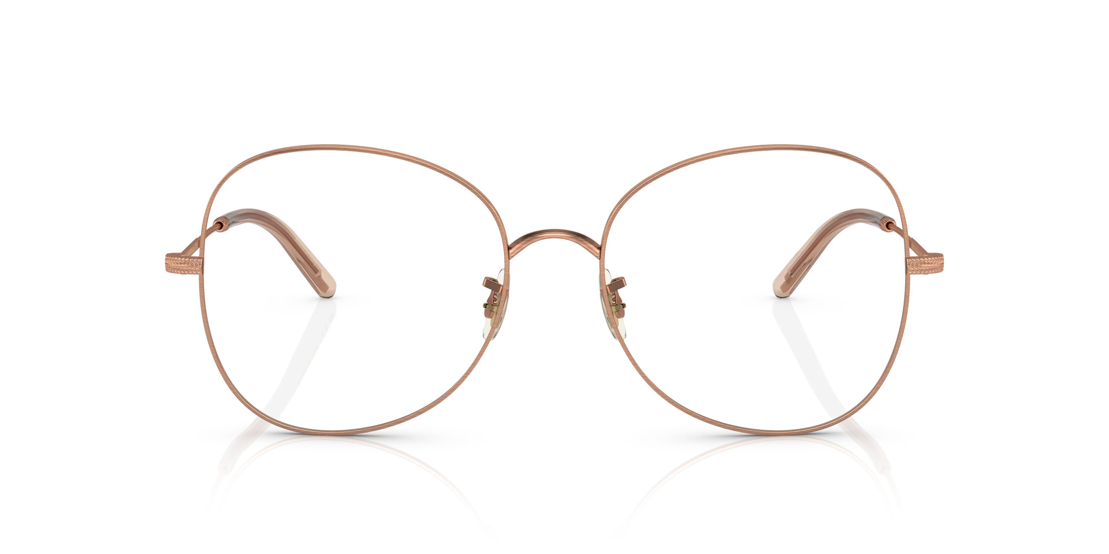 Oliver Peoples OV1313 ELIANE 5246 Montature da vista Metallo Rosa Trasparente Squadrata Normale - immagine 3