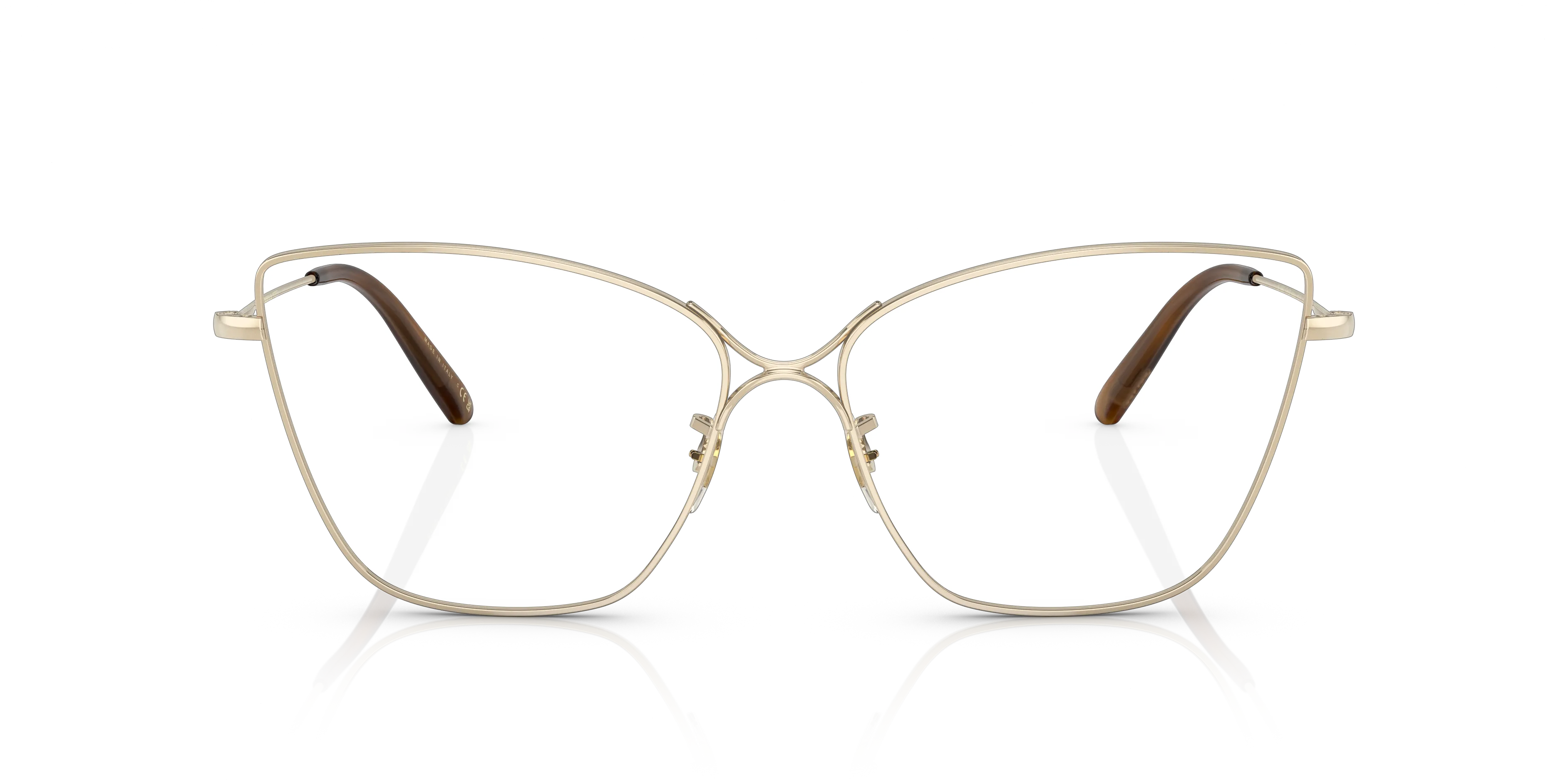 Oliver Peoples OV1288S MARLYSE 5145SB Occhiali da sole Metallo Oro Trasparente Farfalla Normale - immagine 3