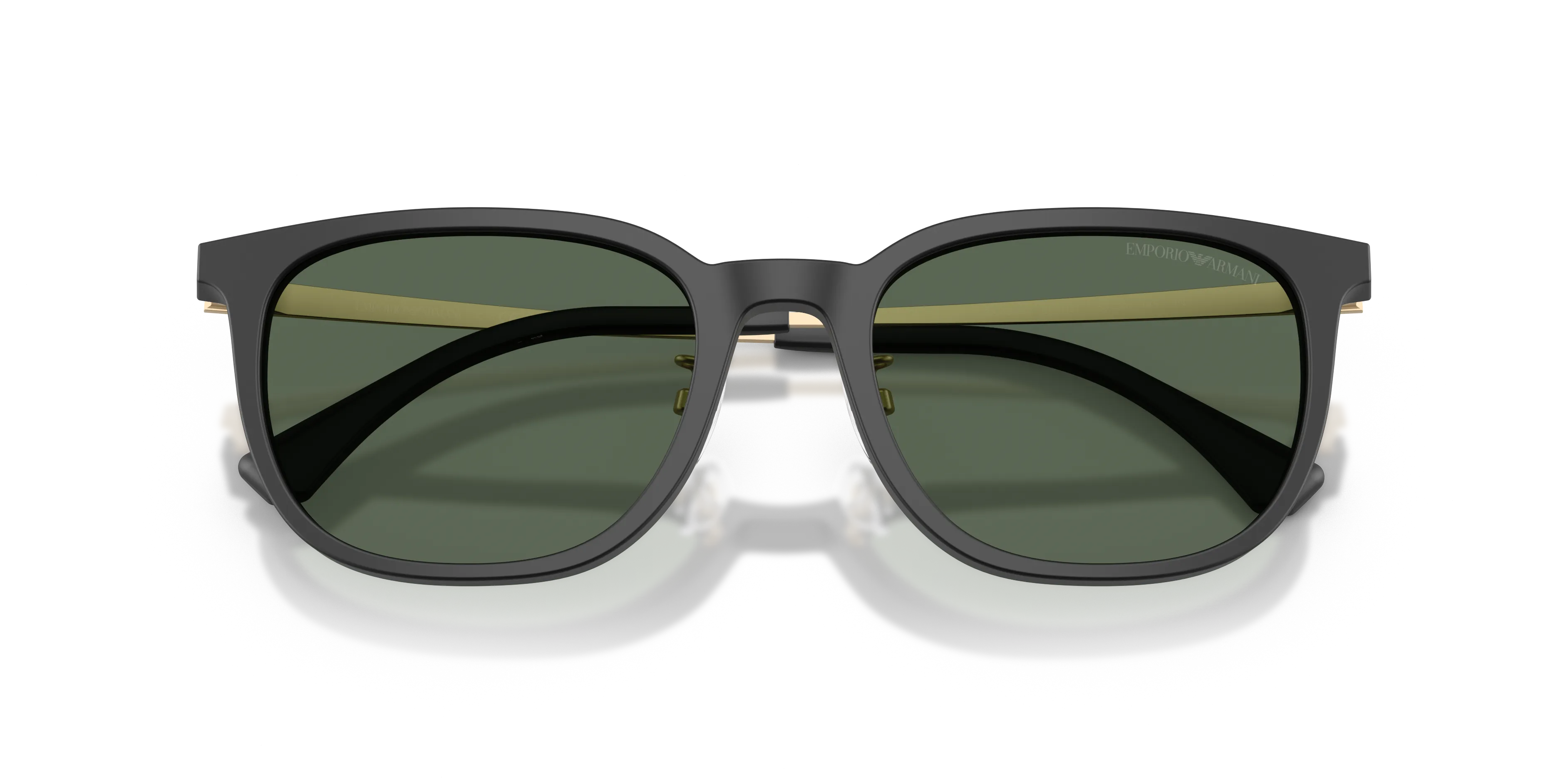 Emporio Armani EA4286D 500171 Occhiali da sole Acetato Nero Verde Geometrica Normale - immagine 2