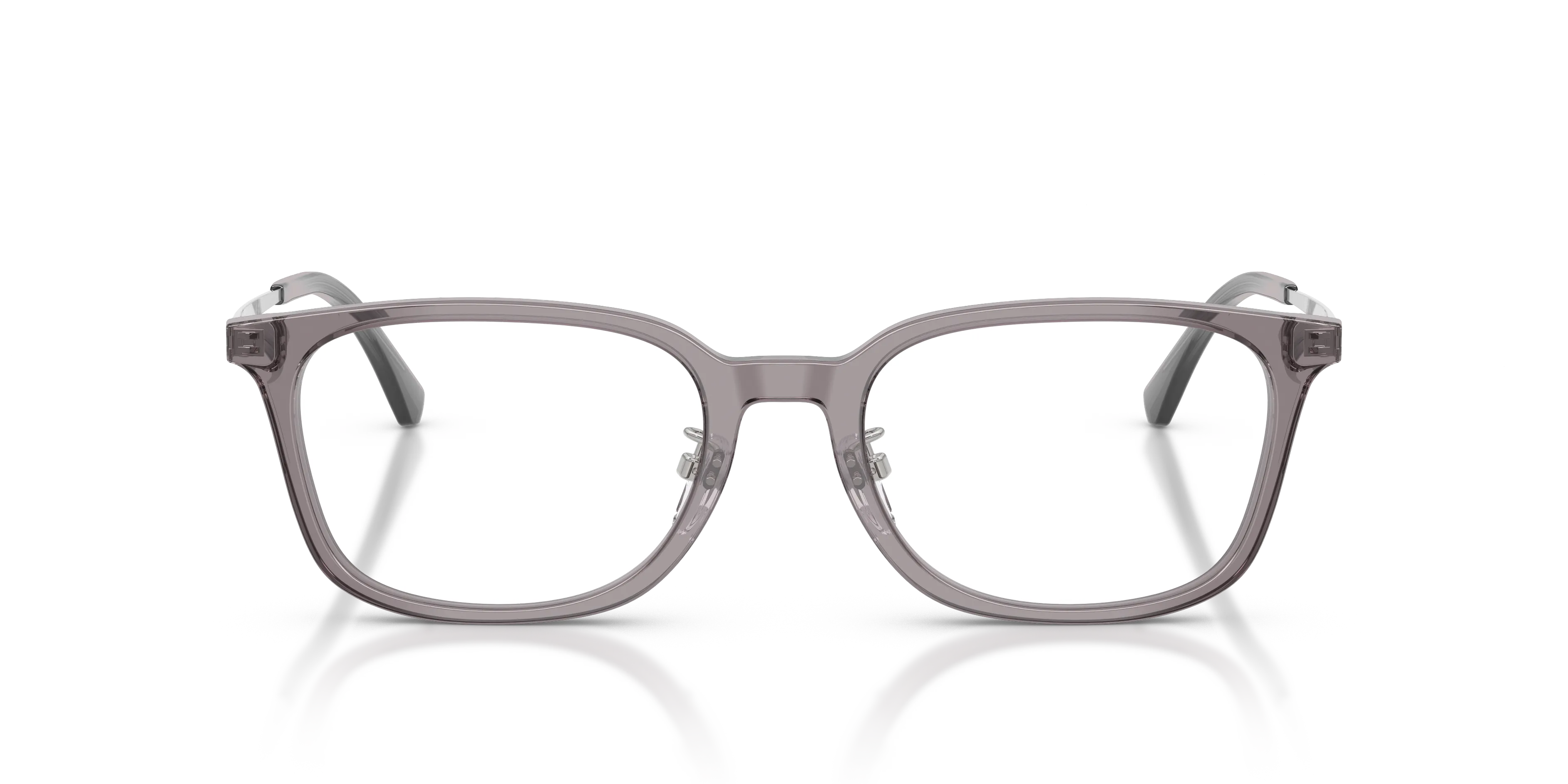 Emporio Armani EA3296D 6206 Montature da vista Acetato Grigio Trasparente Geometrica Normale - immagine 3