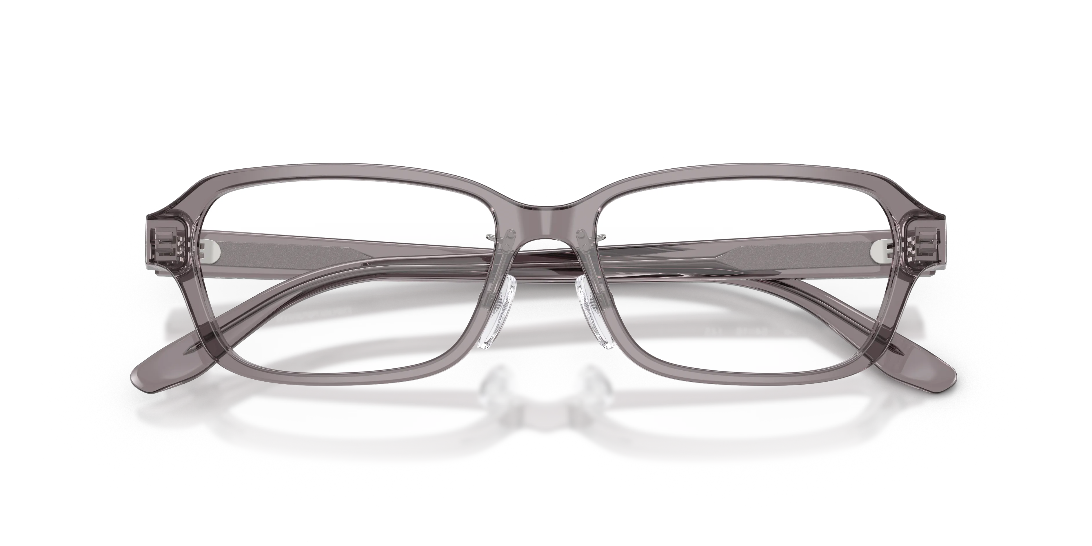 Emporio Armani EA3295D 6206 Montature da vista Acetato Grigio Trasparente Squadrata Normale - immagine 2