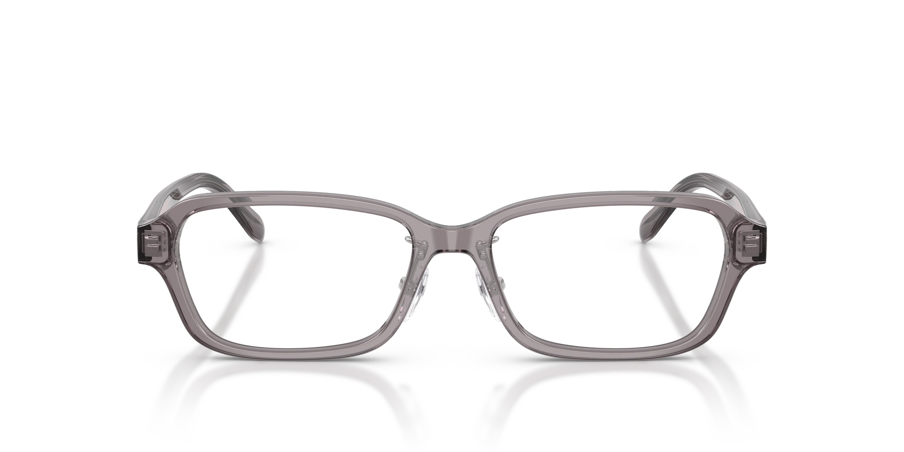 Emporio Armani EA3295D 6206 Montature da vista Acetato Grigio Trasparente Squadrata Normale - immagine 3