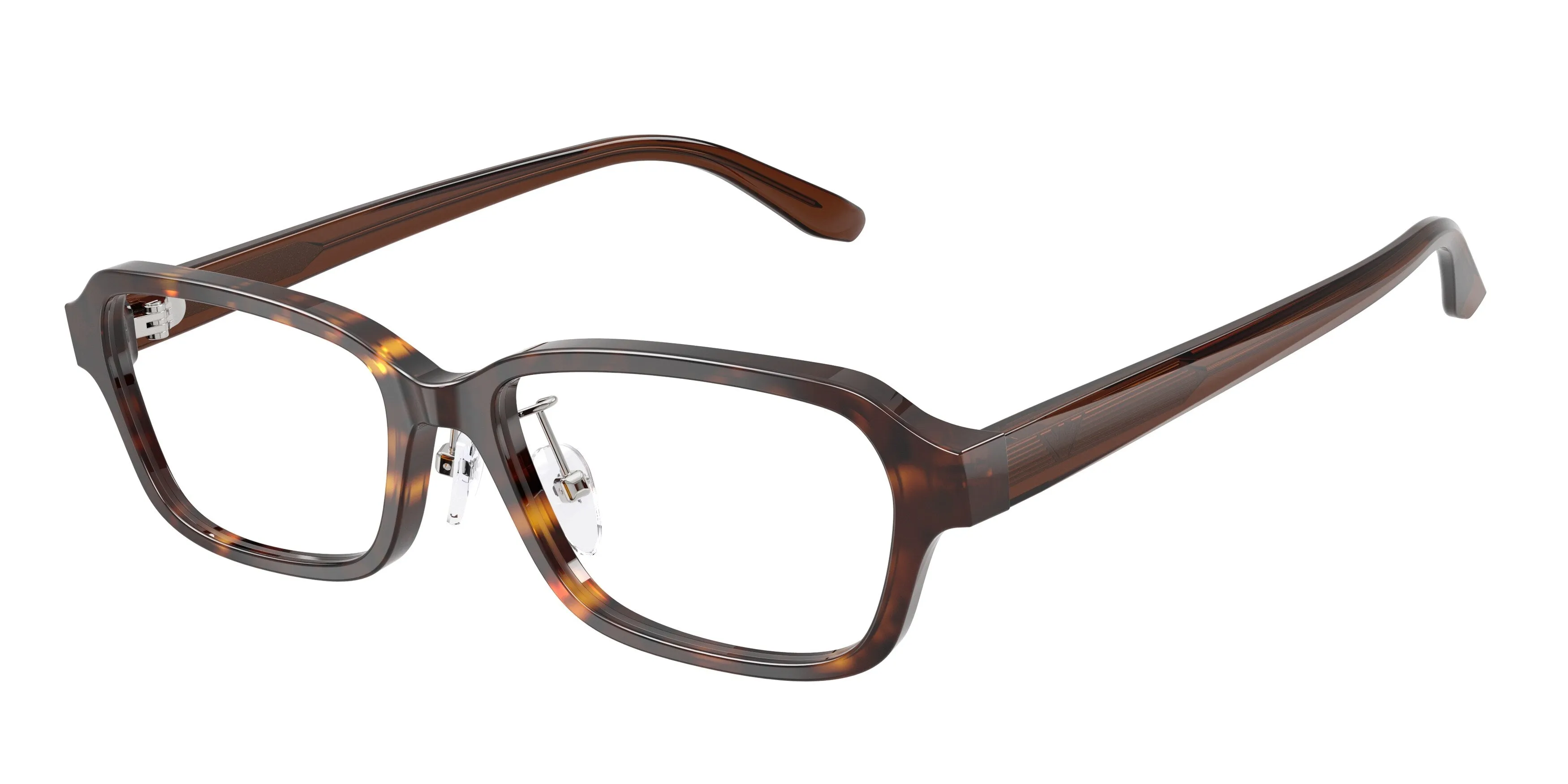 Emporio Armani EA3295D 5879 Montature da vista Acetato Tartaruga Trasparente Squadrata Normale - immagine 1