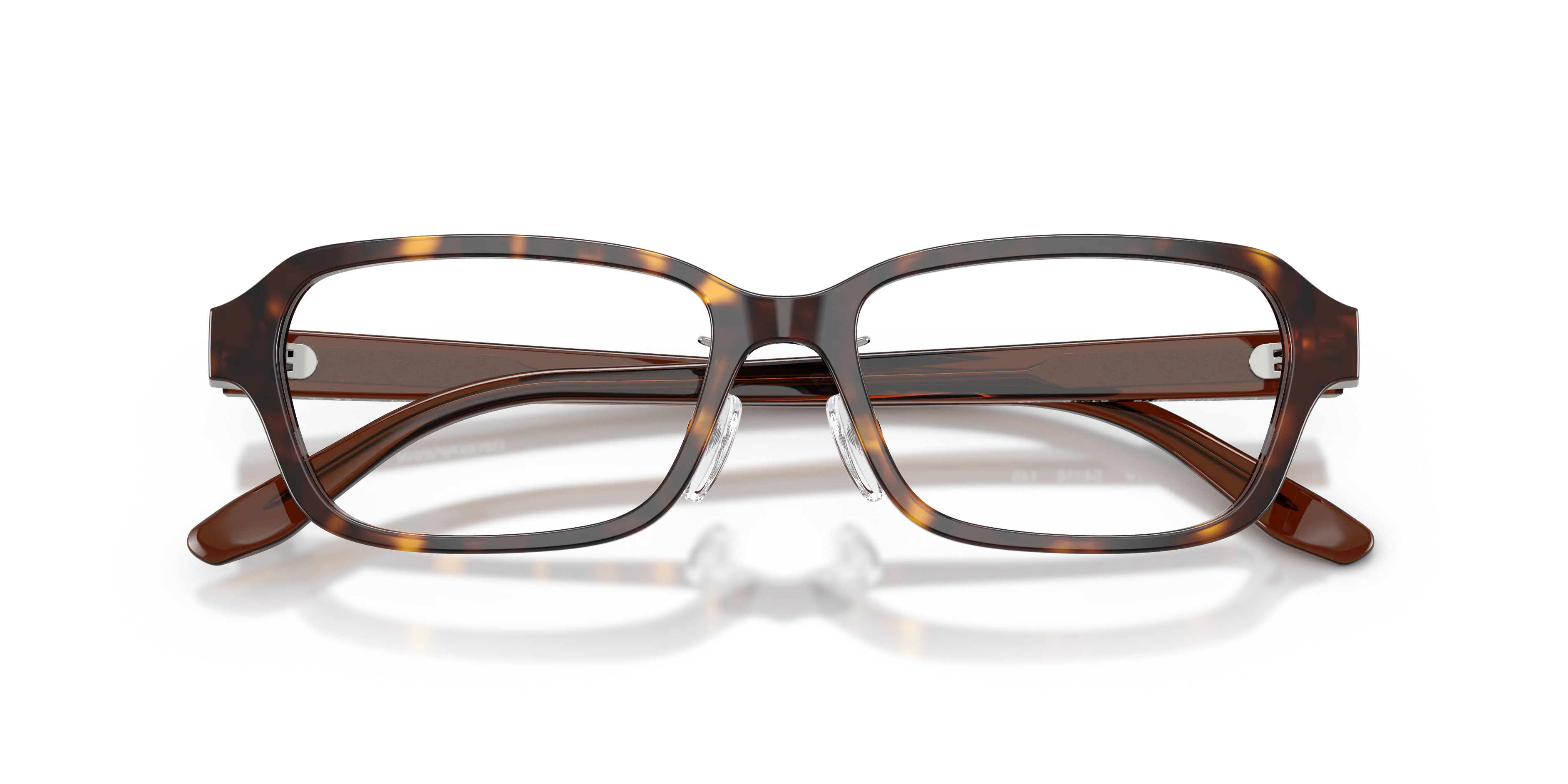 Emporio Armani EA3295D 5879 Montature da vista Acetato Tartaruga Trasparente Squadrata Normale - immagine 2