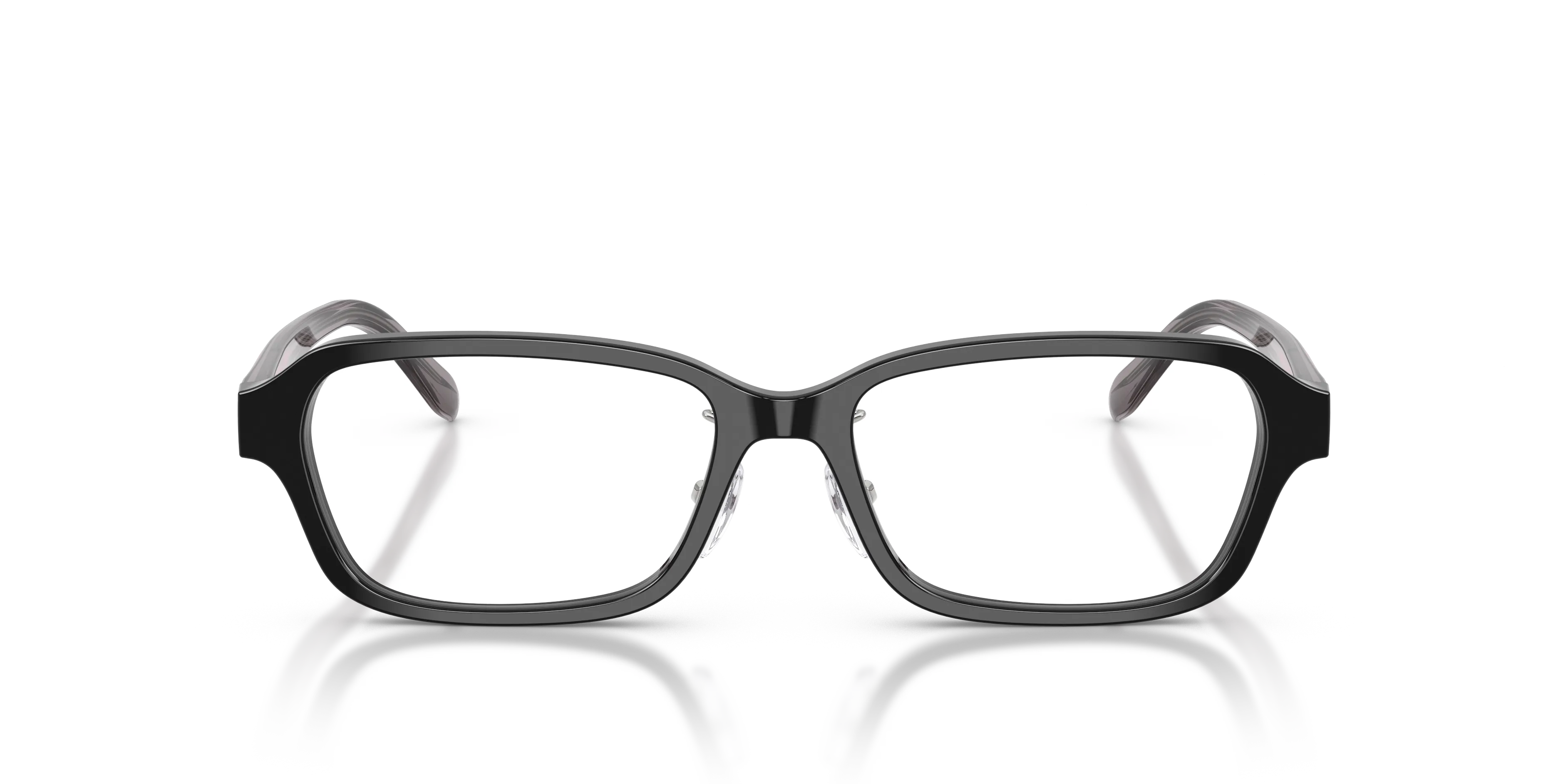 Emporio Armani EA3295D 5017 Montature da vista Acetato Nero Trasparente Squadrata Normale - immagine 3