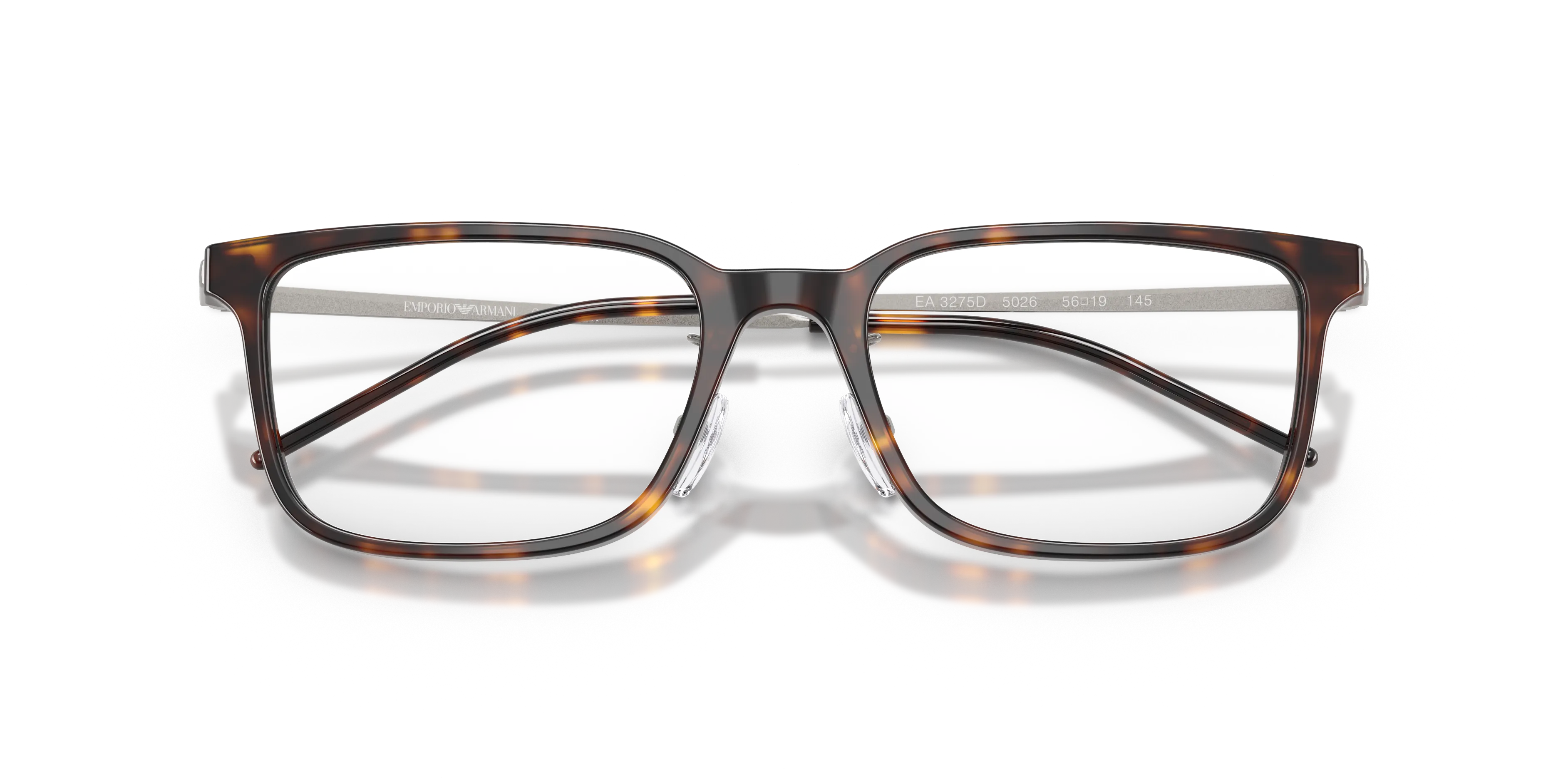 Emporio Armani EA3275D 5026 Montature da vista Acetato Tartaruga Trasparente Squadrata Normale - immagine 2