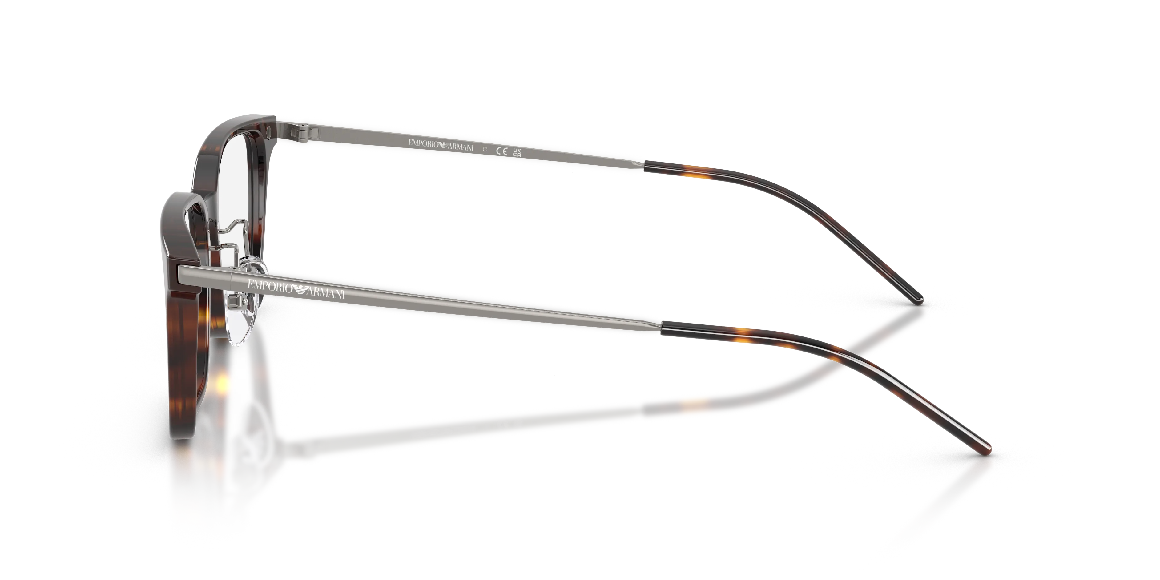 Emporio Armani EA3275D 5026 Montature da vista Acetato Tartaruga Trasparente Squadrata Normale - immagine 4