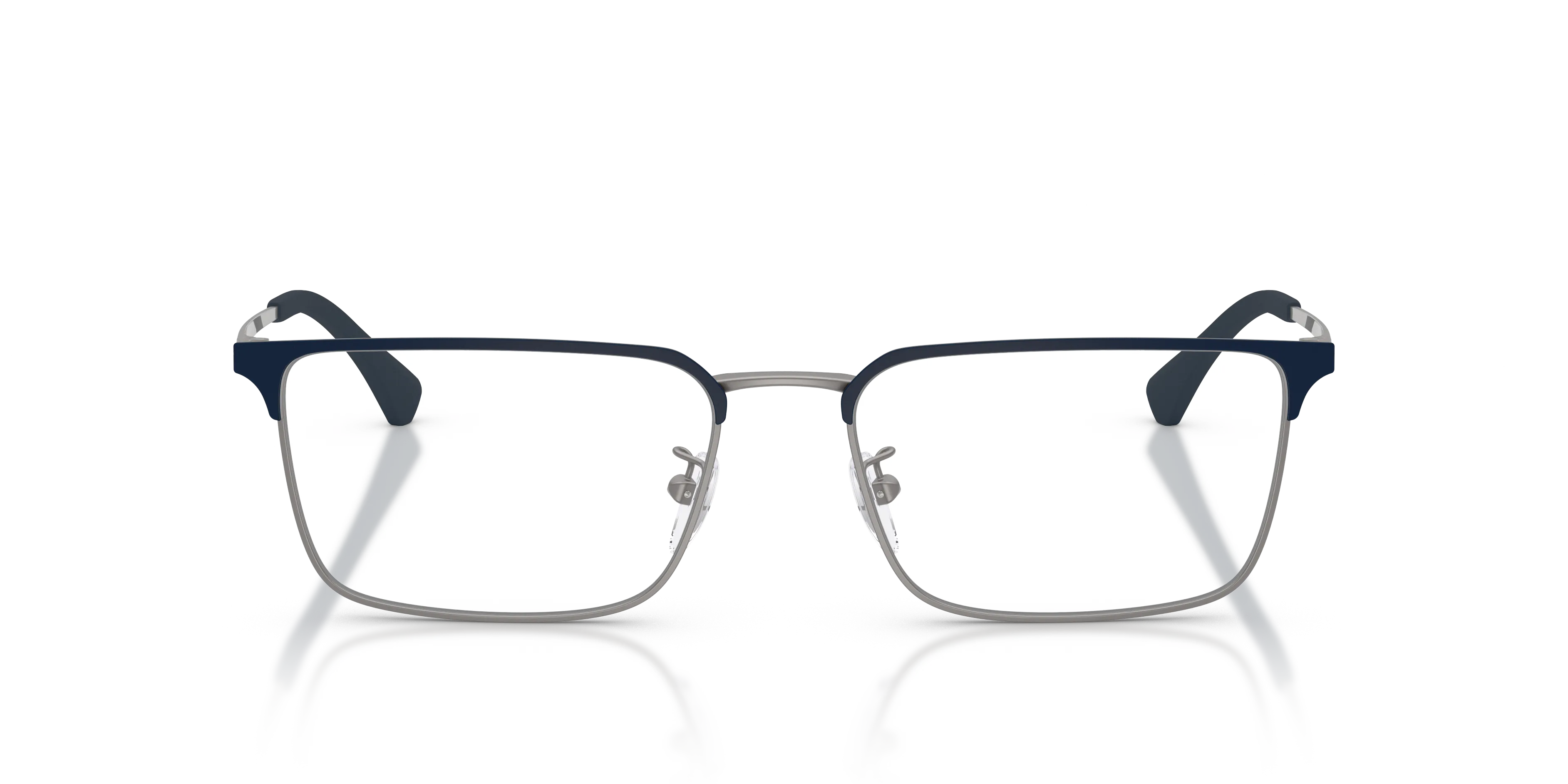 Emporio Armani EA1197D 3003 Montature da vista Metallo Blu Trasparente Squadrata Normale - immagine 3
