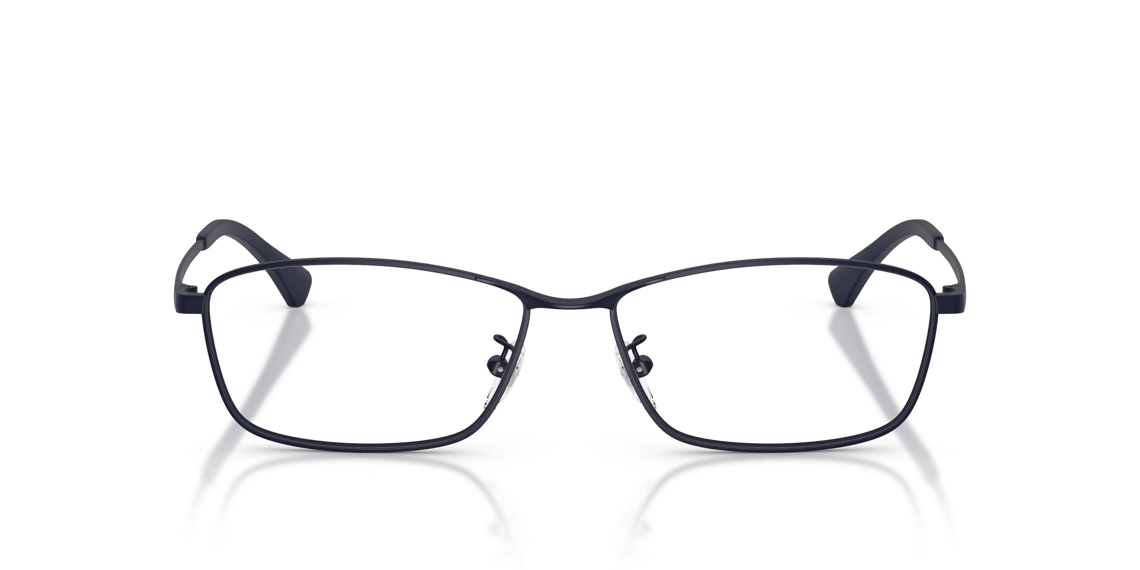 Emporio Armani EA1196D 3160 Montature da vista Metallo Blu Trasparente Geometrica Normale - immagine 3