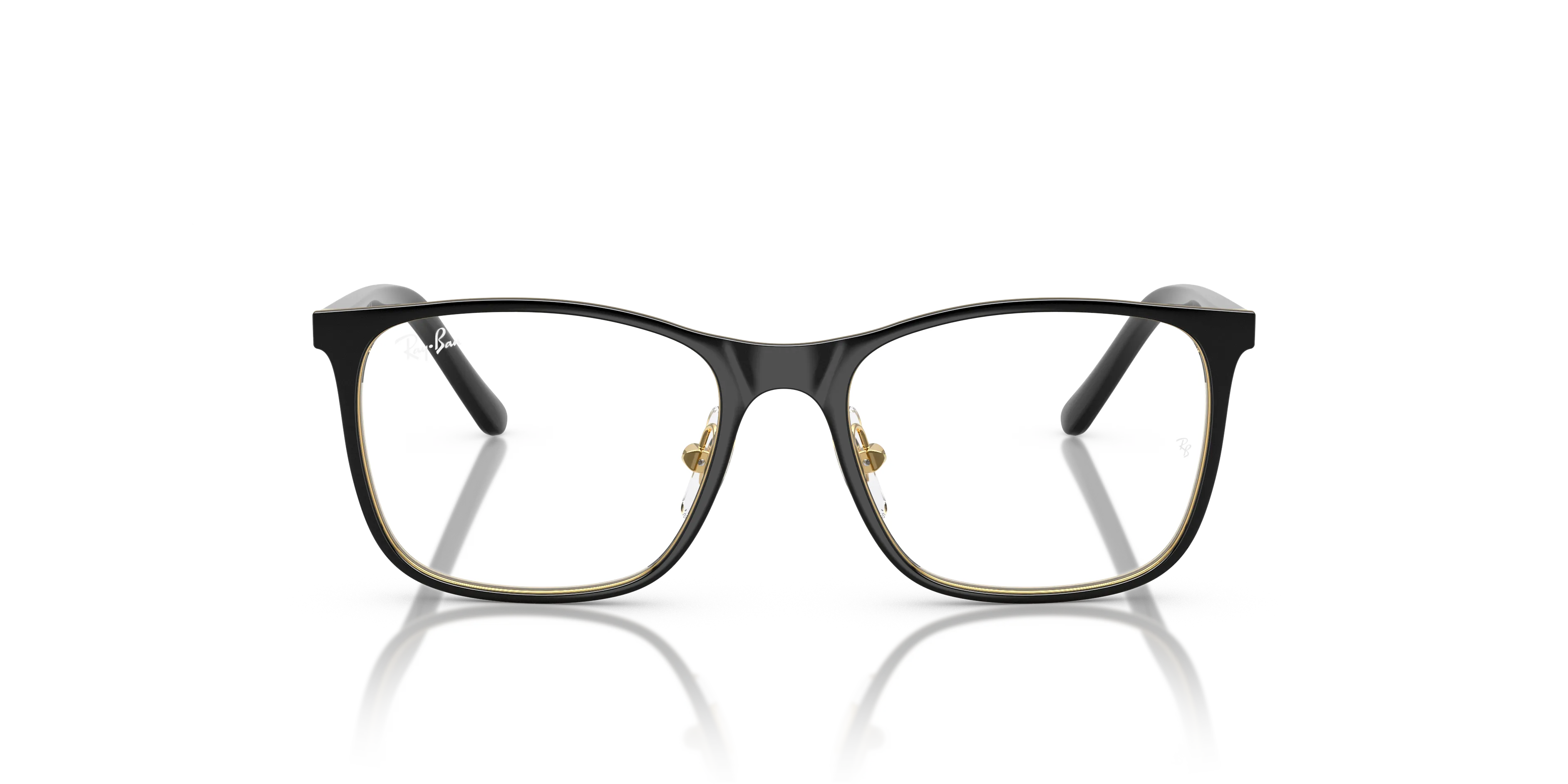 Ray - Ban RY9551V 4086 Montature da vista Metallo Nero Trasparente Squadrata Normale - immagine 3