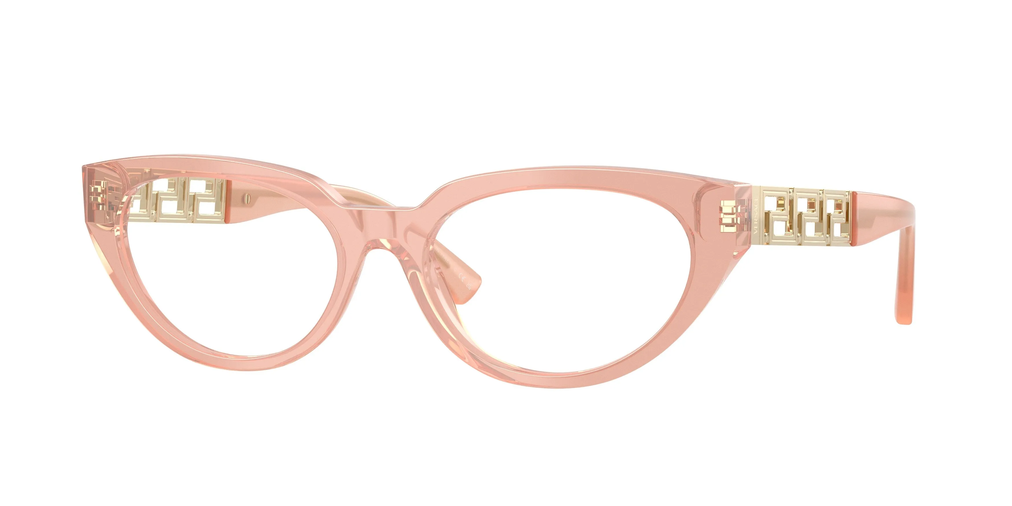 Versace VE3383 5524 Montature da vista Acetato Grigio Trasparente Cat Eye Normale - immagine 1