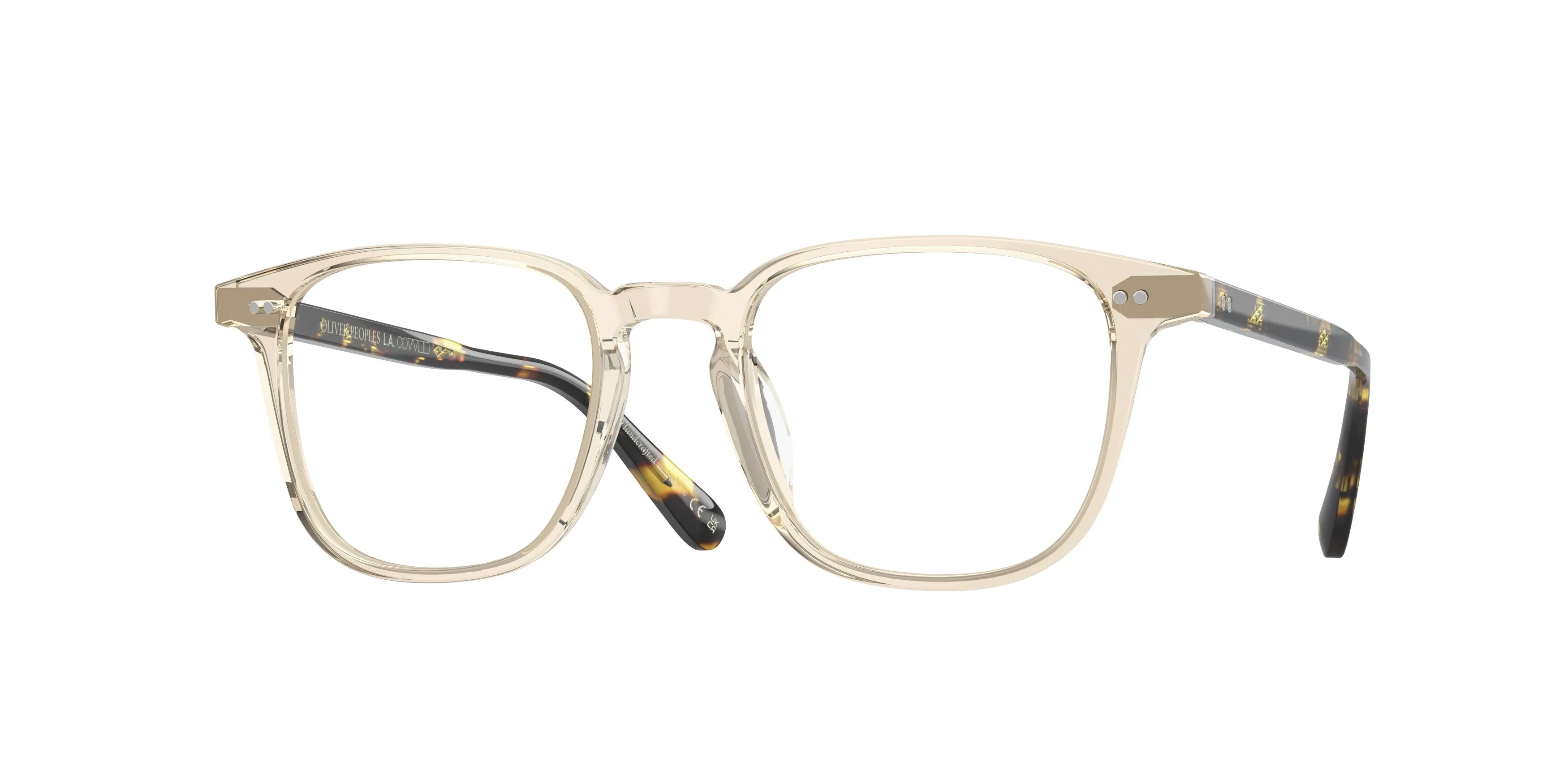 Oliver Peoples OV5532U NEV 1626 Montature da vista Acetato Arancione Trasparente Pillow Normale - immagine 1