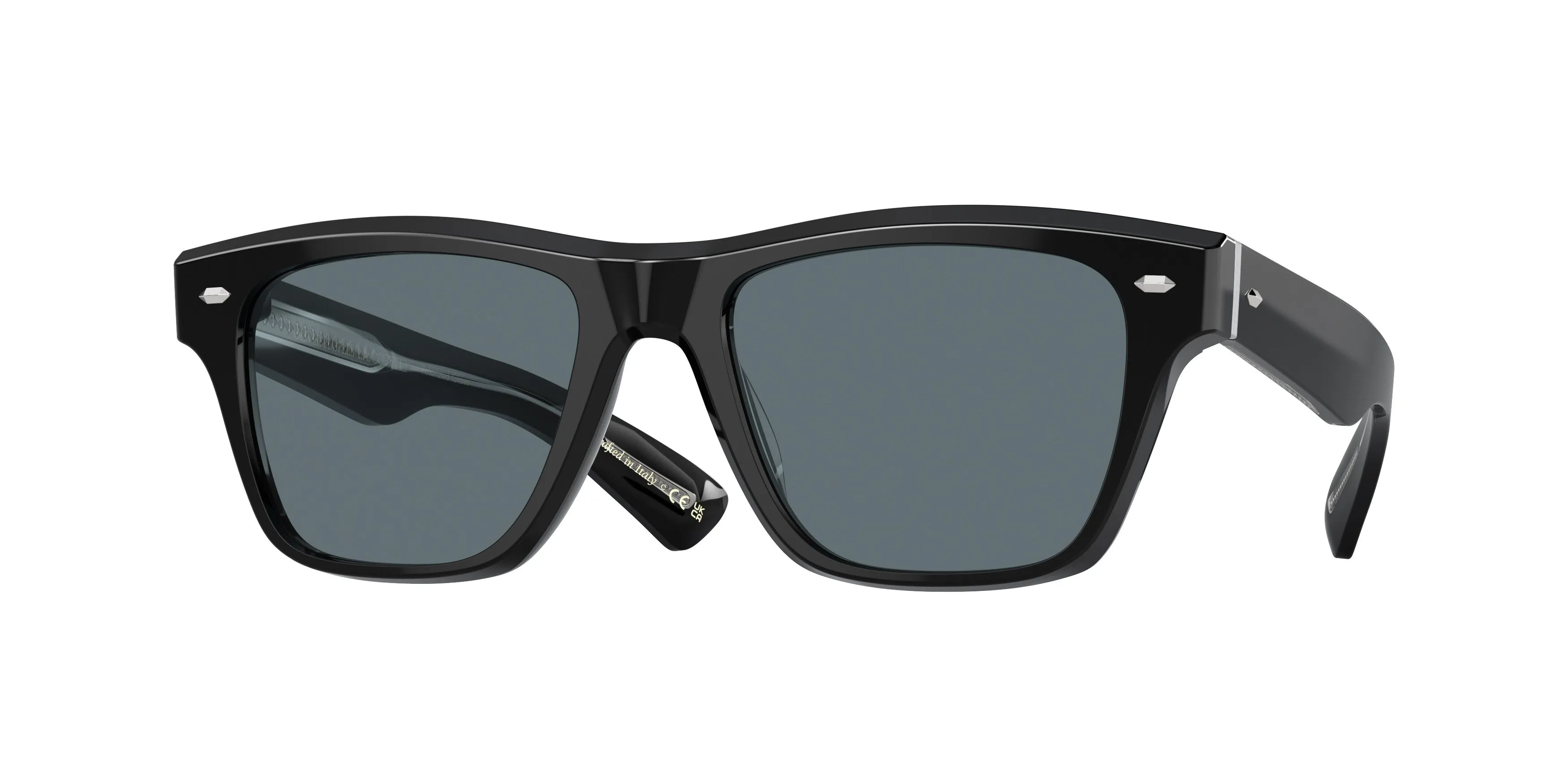 Oliver Peoples OV5522SU OLIVER SIXTIES SUN 14923R Occhiali da sole Acetato Nero Blu Pillow Polarizzata - immagine 1
