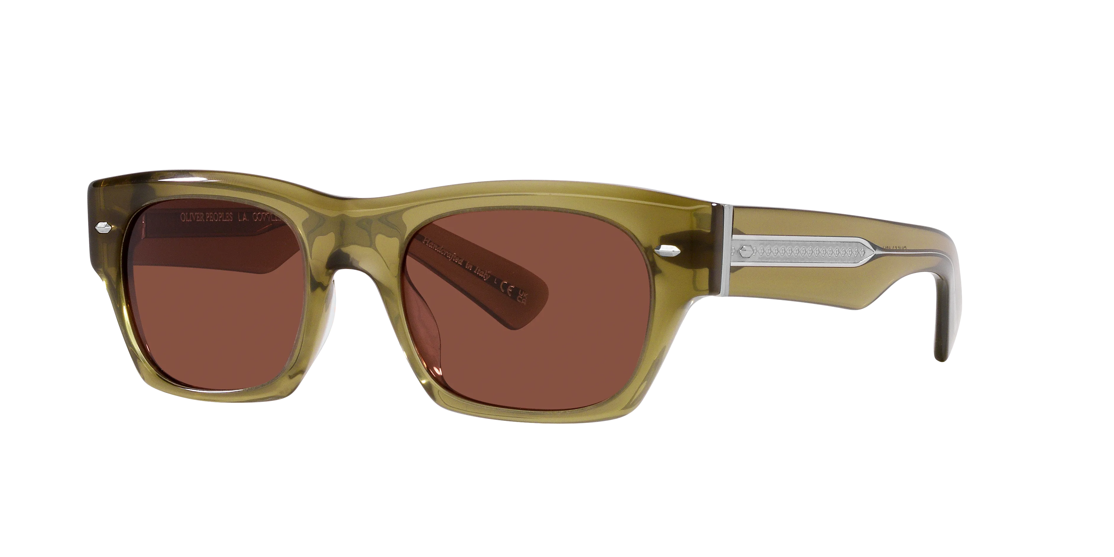 Oliver Peoples OV5514SU KASDAN 1678C5 Occhiali da sole Acetato Verde Bordeaux Squadrata Normale - immagine 1