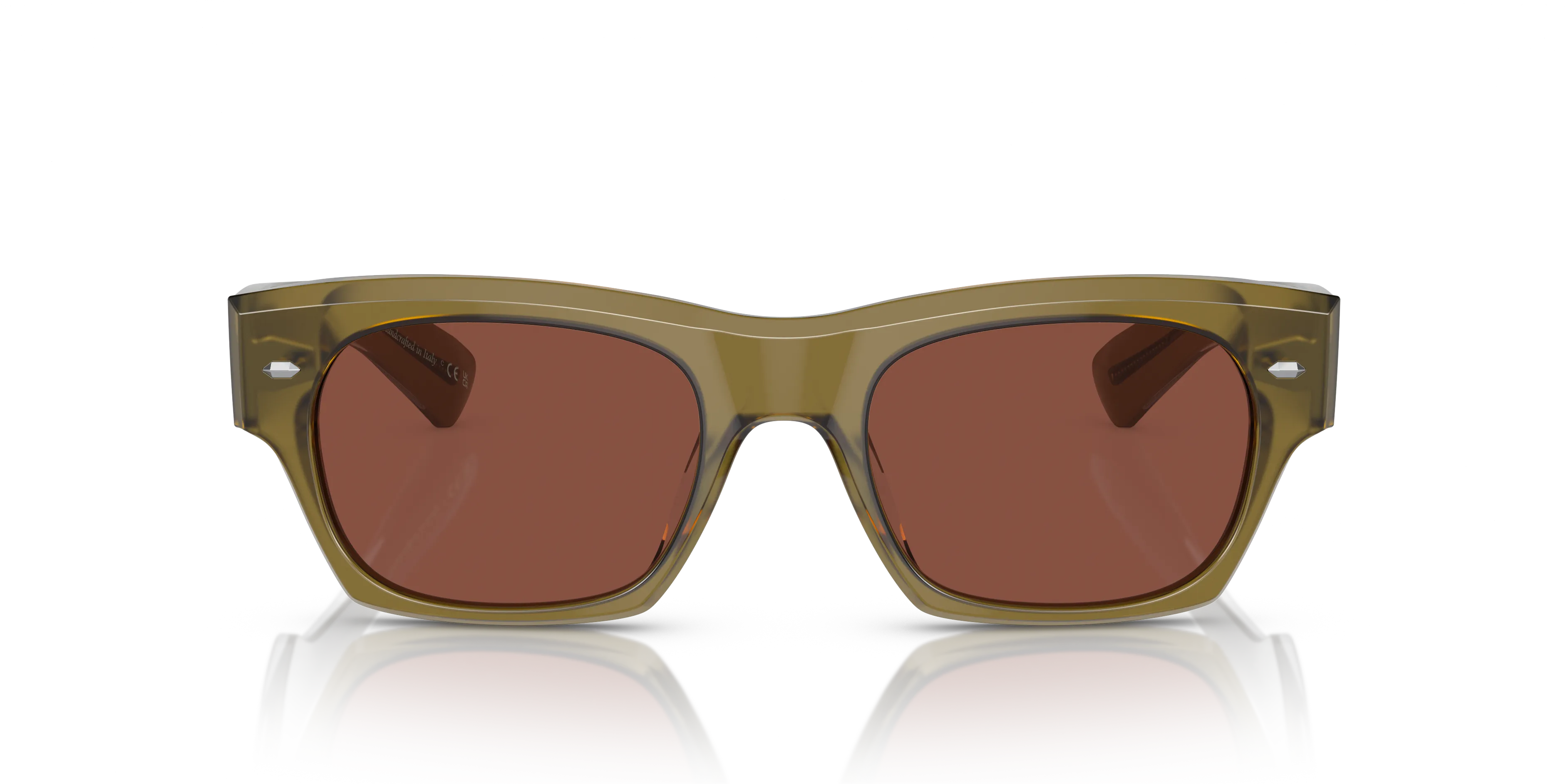 Oliver Peoples OV5514SU KASDAN 1678C5 Occhiali da sole Acetato Verde Bordeaux Squadrata Normale - immagine 3