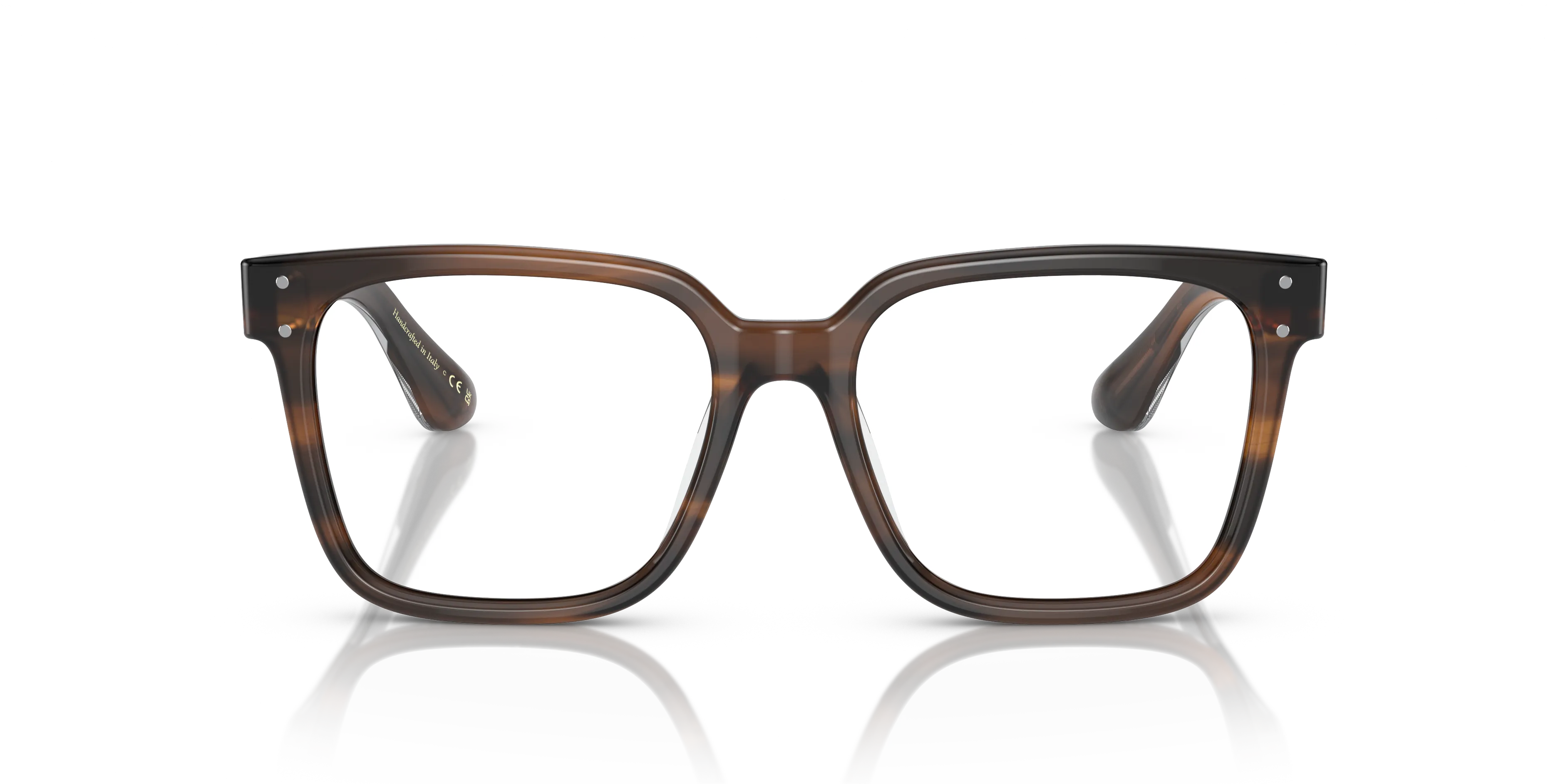 Oliver Peoples OV5502U PARCELL 1724 Montature da vista Acetato Marrone Trasparente Squadrata Normale - immagine 3