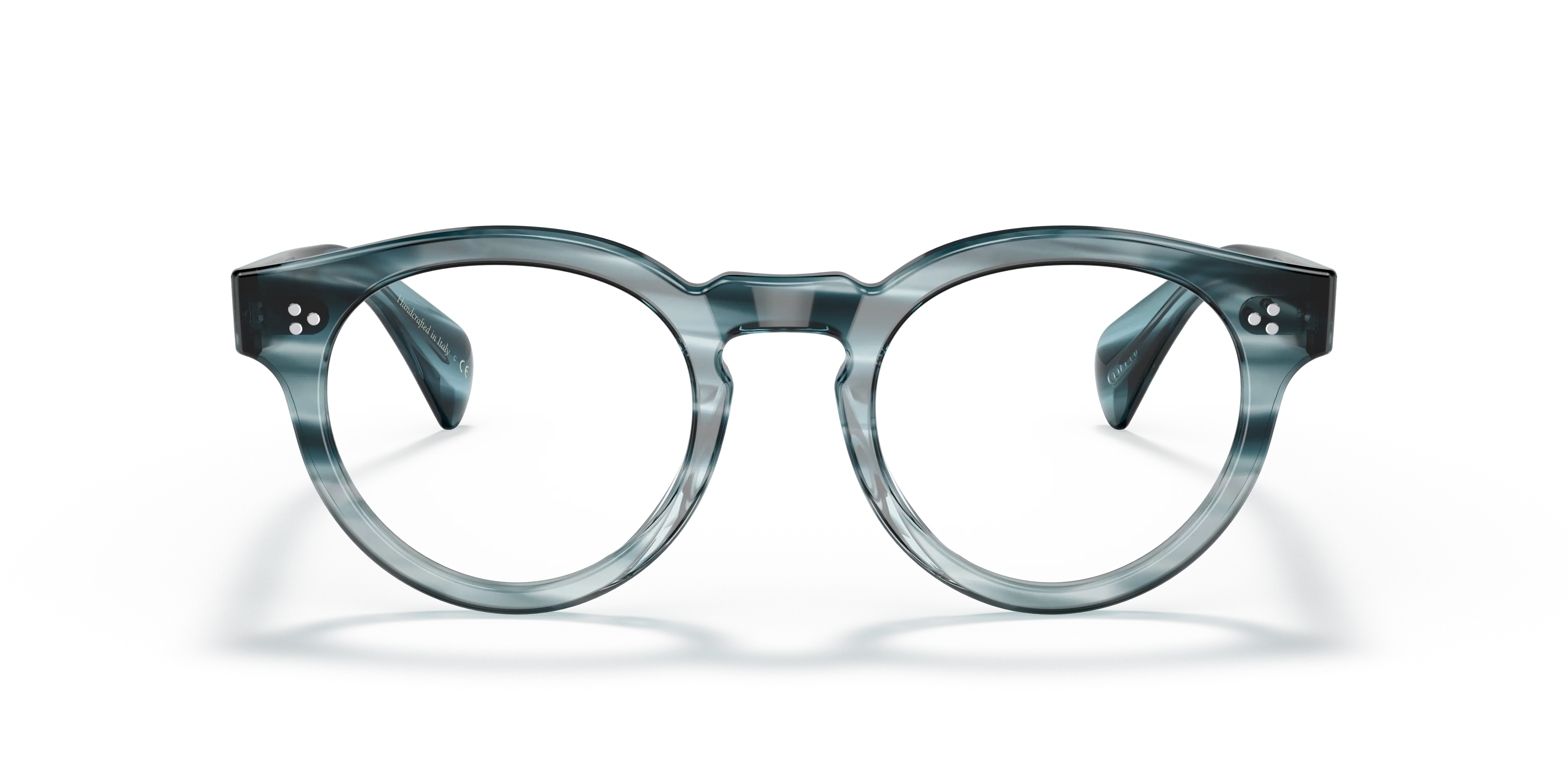 Oliver Peoples OV5475U ROSDEN 1704 Montature da vista Acetato Blu Trasparente Rotonda Normale - immagine 3
