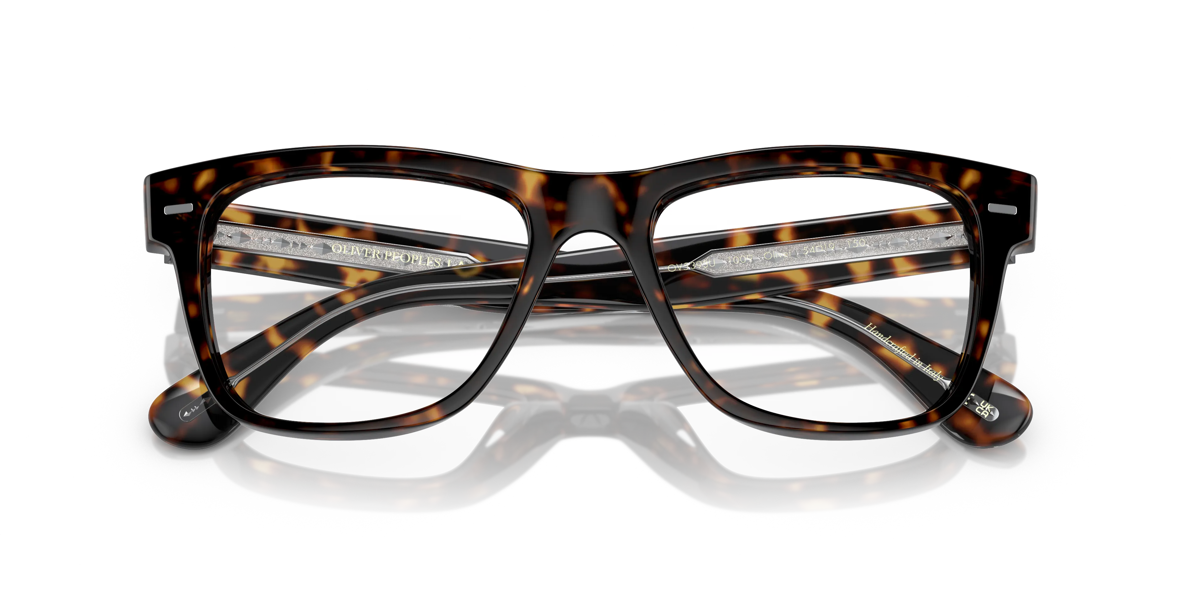 Oliver Peoples OV5393U OLIVER 1009 Montature da vista Acetato Tartaruga Trasparente Squadrata Normale - immagine 2