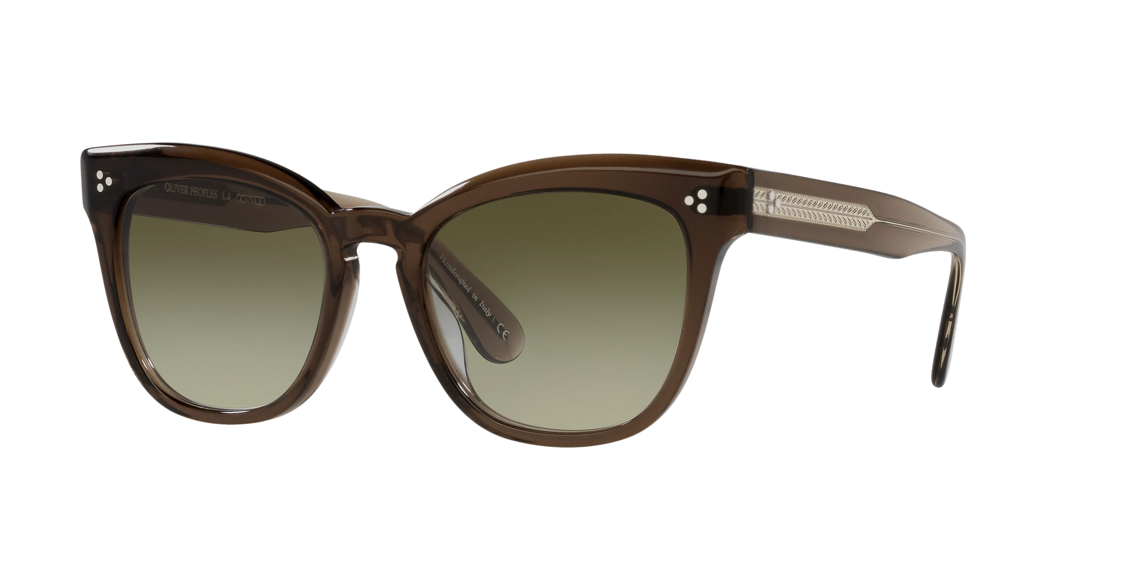 Oliver Peoples OV5372SU MARIANELA 16258E Occhiali da sole Acetato Marrone Verde Farfalla Normale Sfumato - immagine 1
