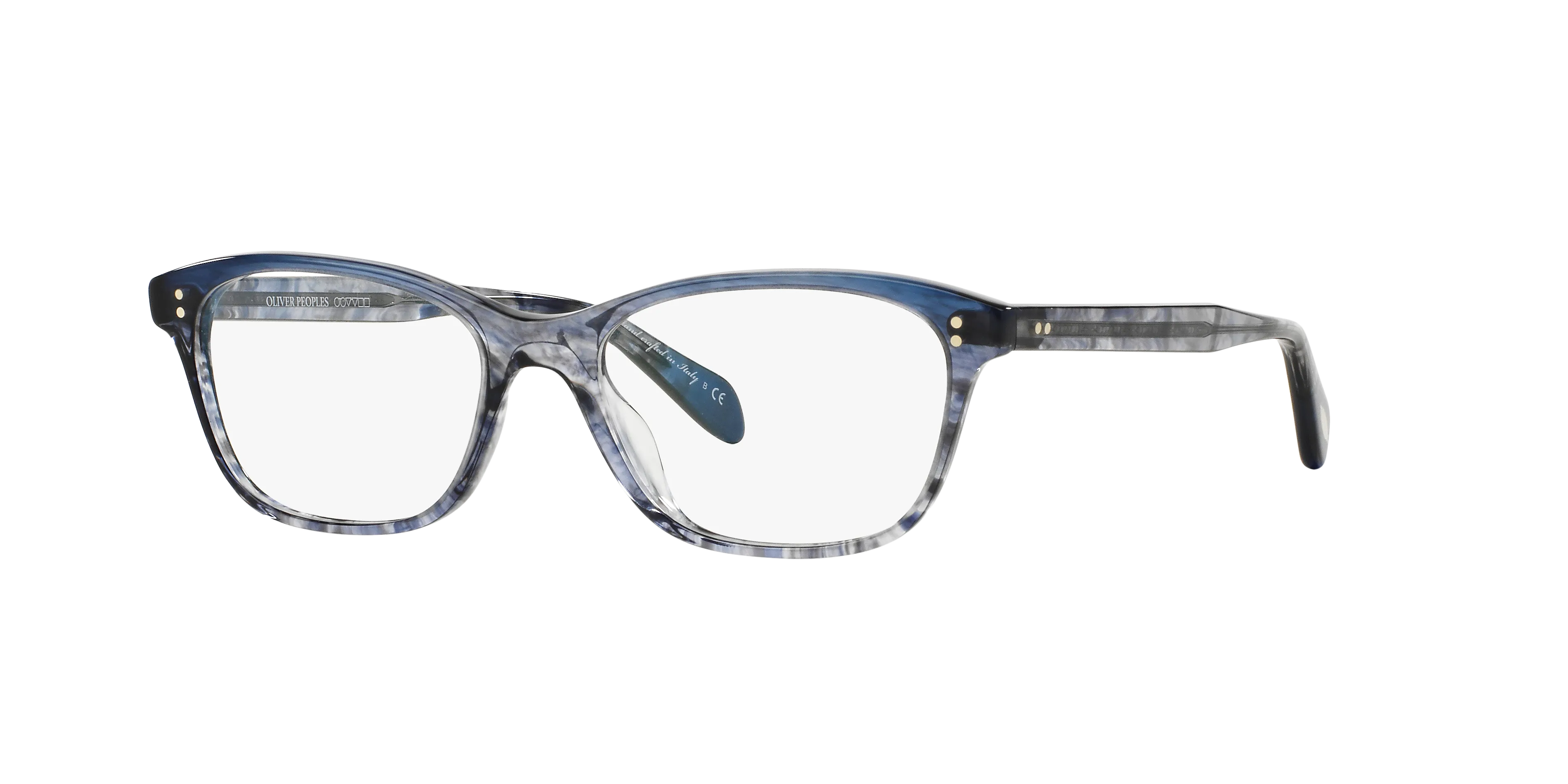 Oliver Peoples OV5224 ASHTON 1419 Montature da vista Acetato Blu Trasparente Squadrata Normale - immagine 1