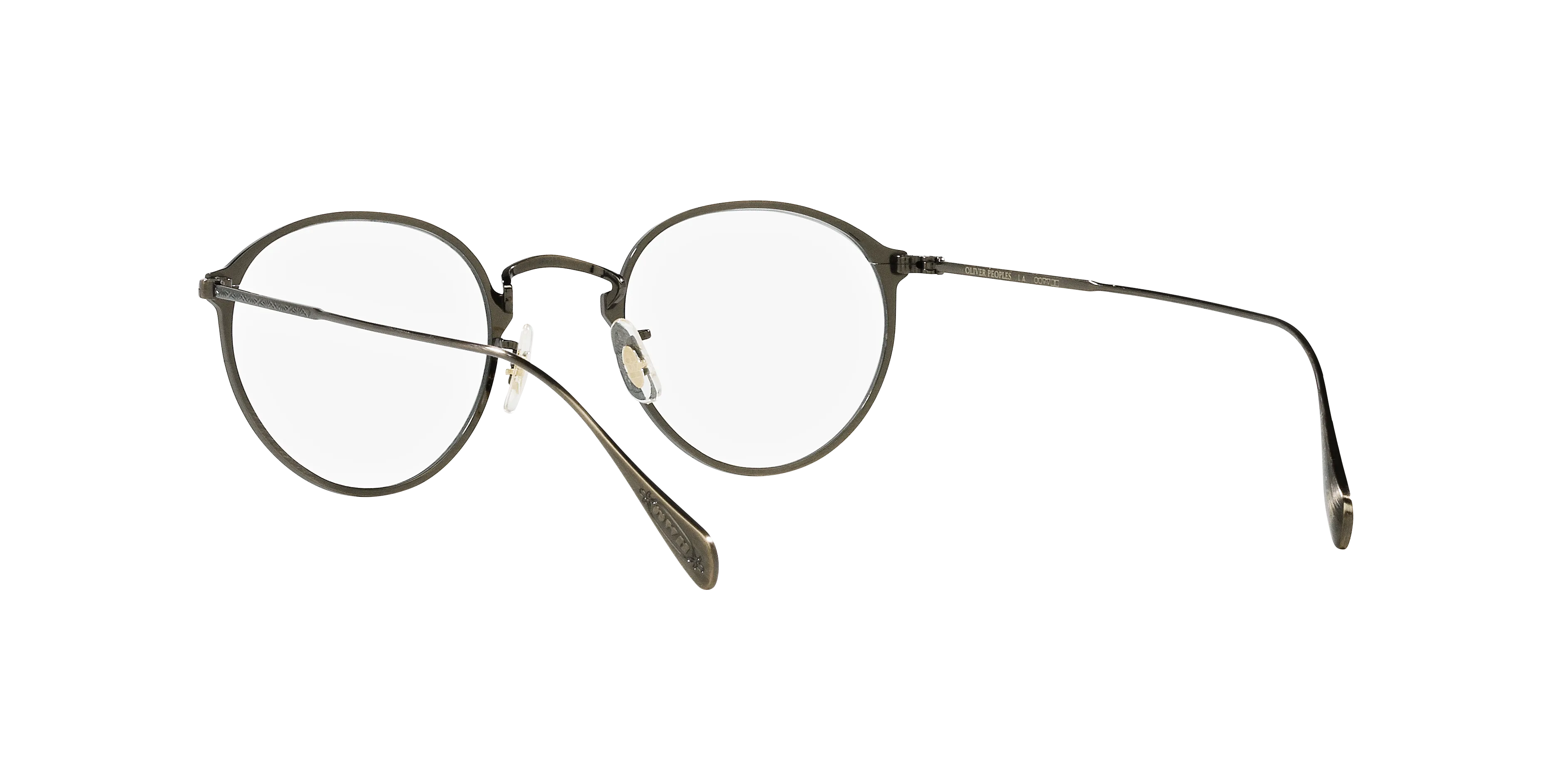 Oliver Peoples OV1144T DAWSON 5284 Montature da vista Titanio Oro Trasparente Rotonda Normale - immagine 4