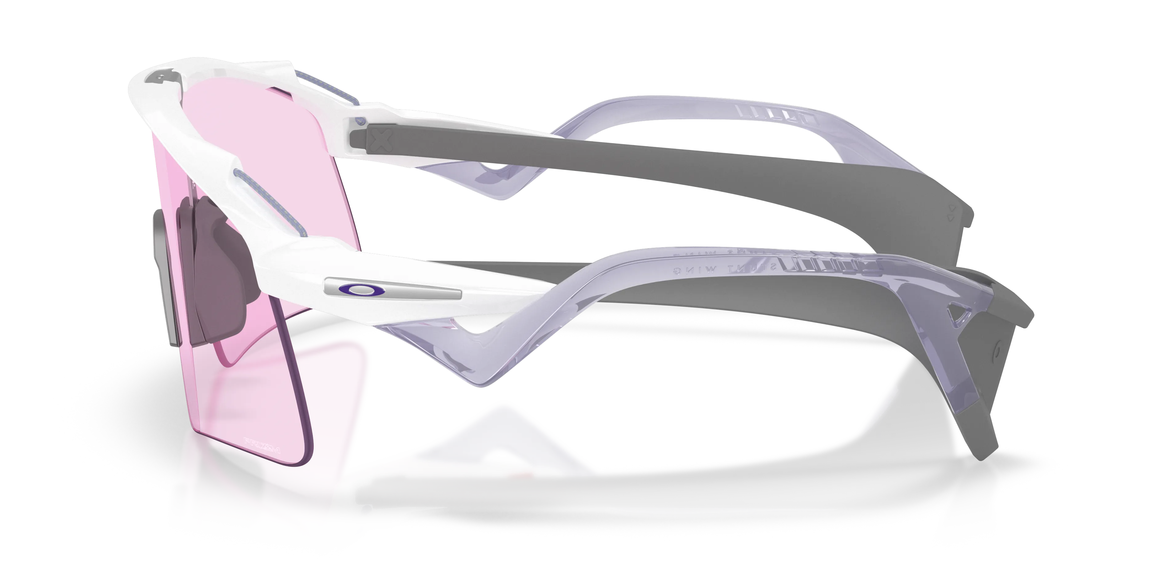 Oakley OO9519 STUNT WING 951905 Occhiali da sole O_Matter Bianco Rosa Squadrata Normale - immagine 4