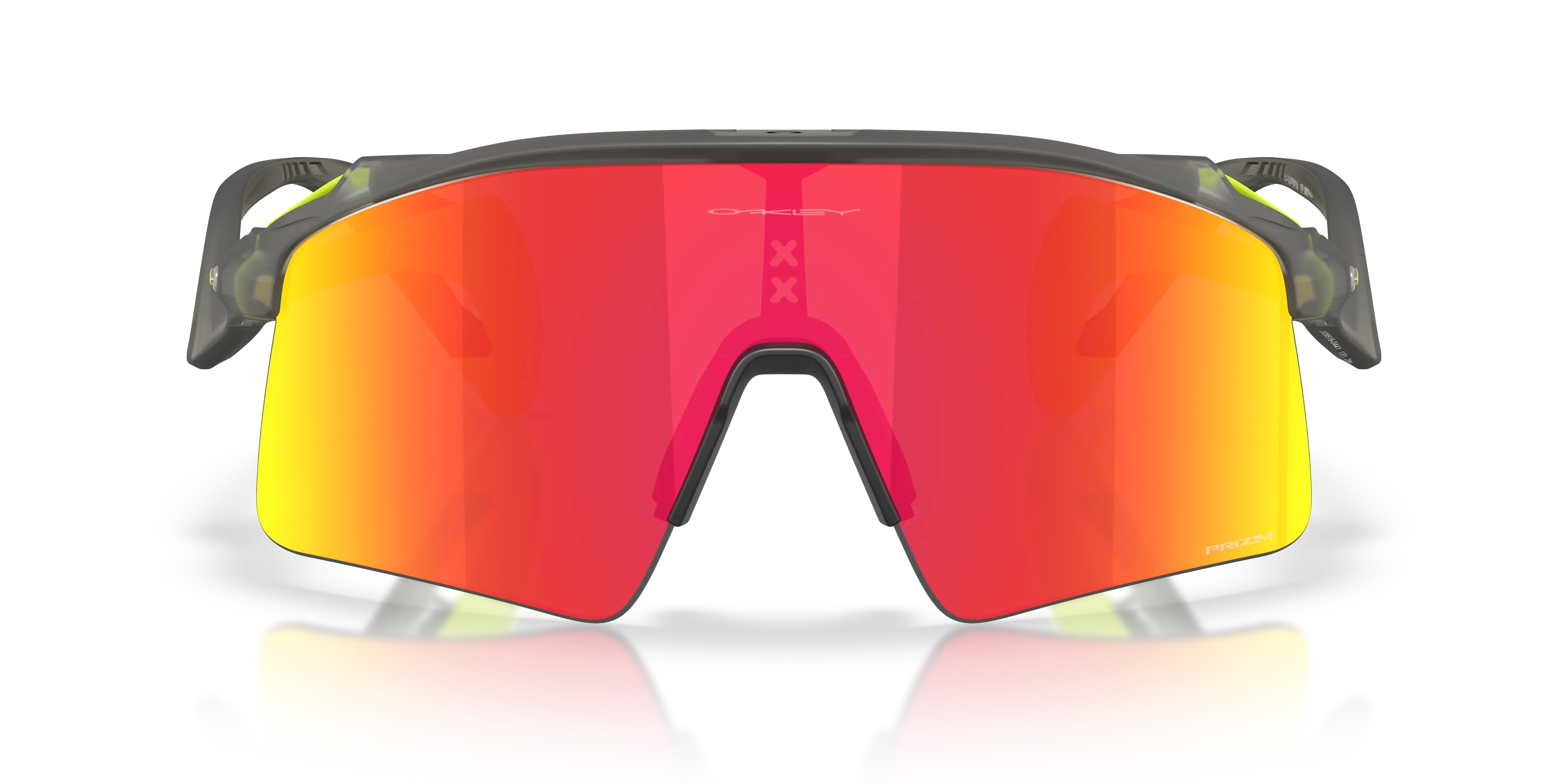 Oakley OO9519 STUNT WING 951904 Occhiali da sole O_Matter Grigio Rosso Squadrata Normale - immagine 2