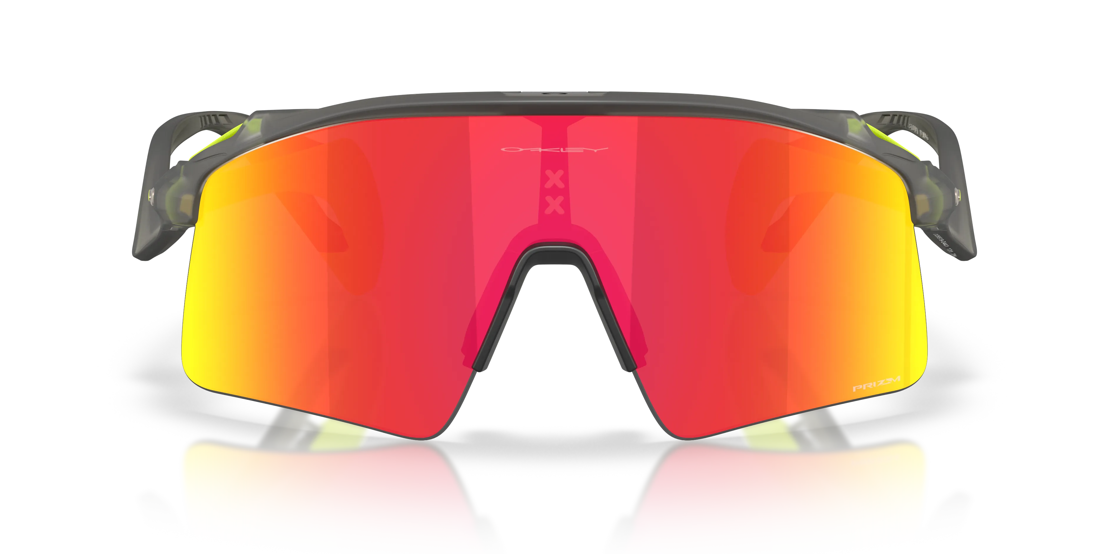 Oakley OO9519 STUNT WING 951904 Occhiali da sole O_Matter Grigio Rosso Squadrata Normale - immagine 3