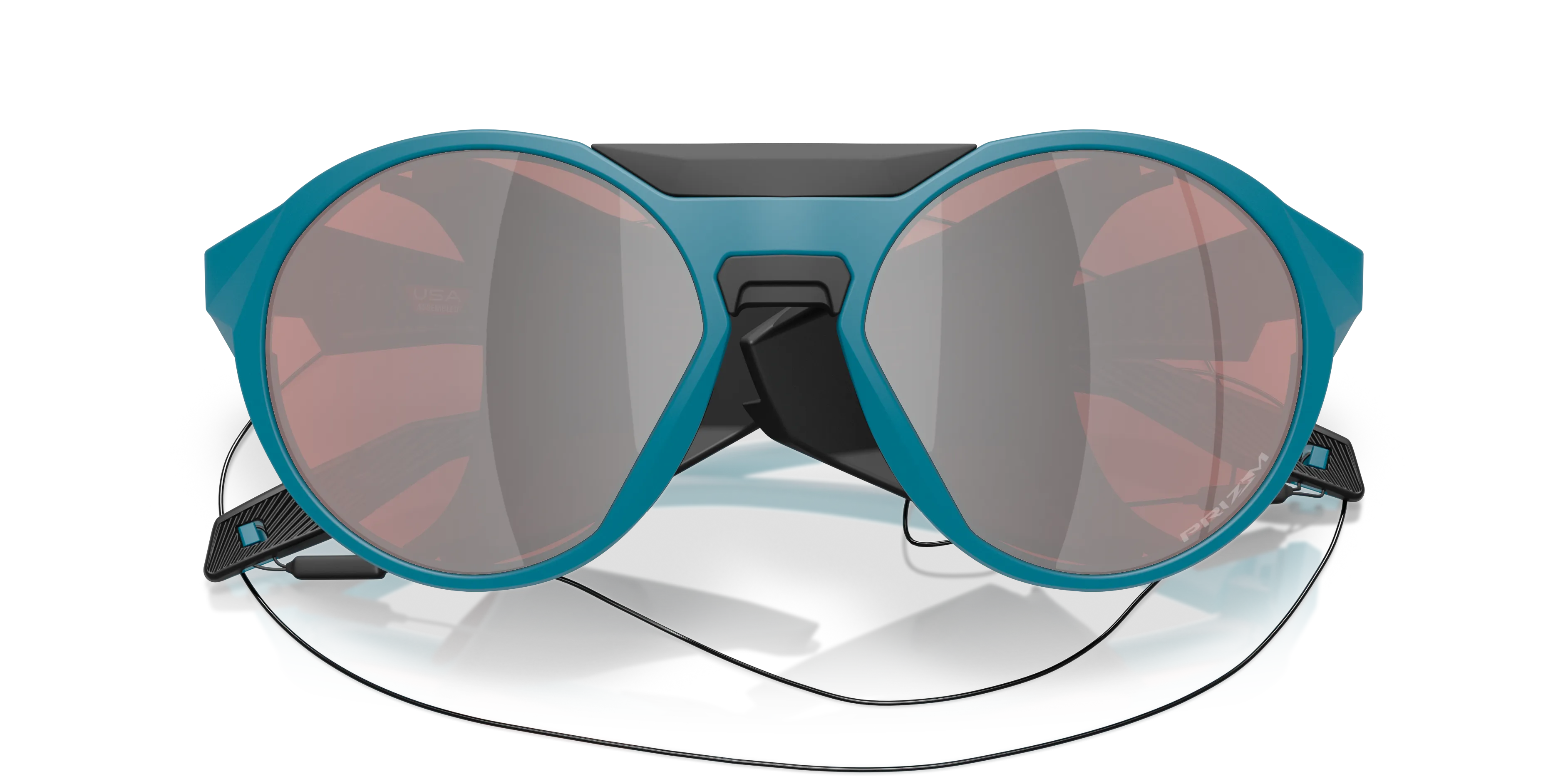Oakley OO9440 CLIFDEN 944027 Occhiali da sole O_Matter Blu Grigio Rotonda Normale - immagine 2