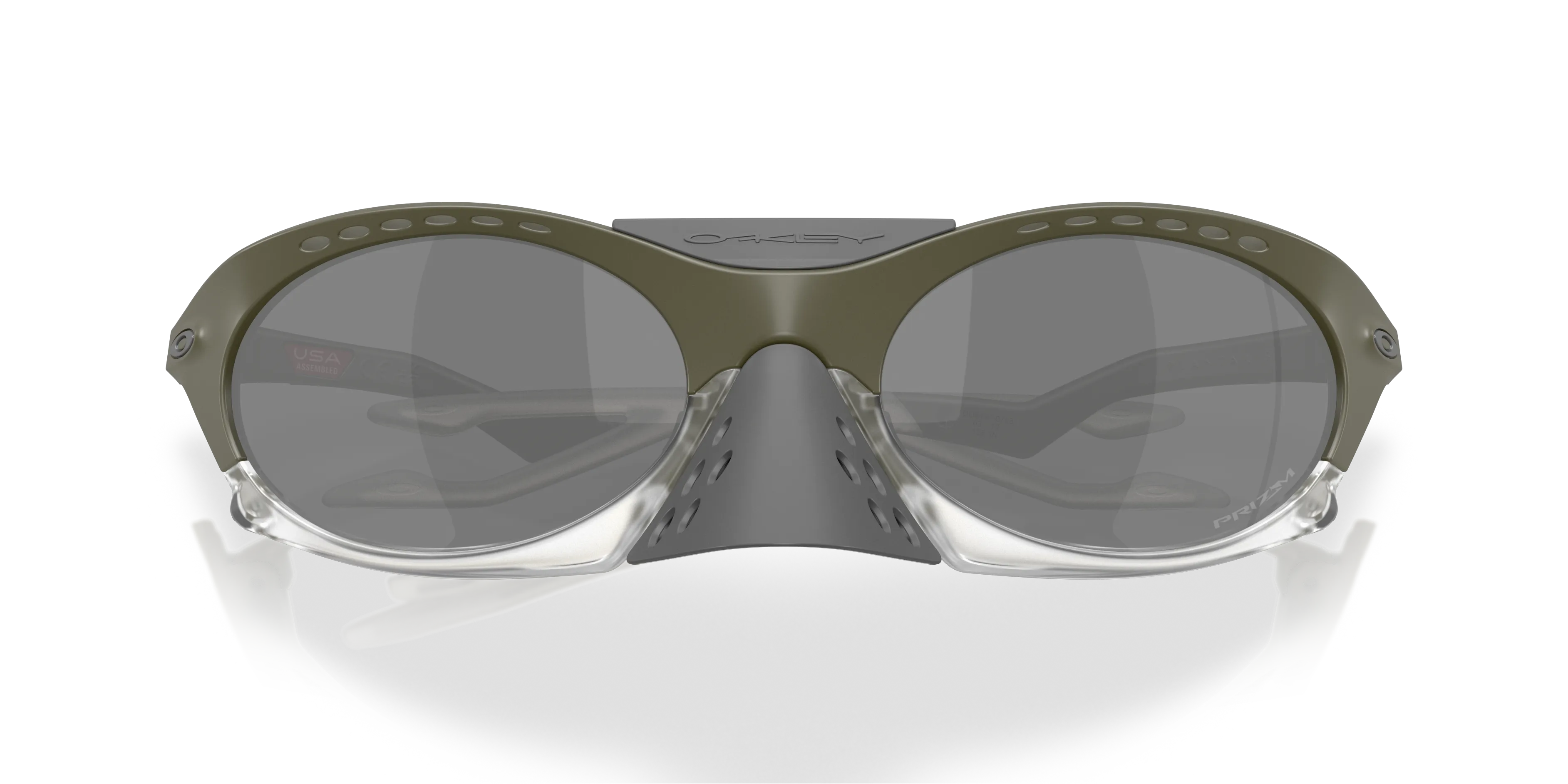 Oakley OO9437 PLANTARIS 943707 Occhiali da sole O_Matter Verde Grigio Rotonda Normale - immagine 2