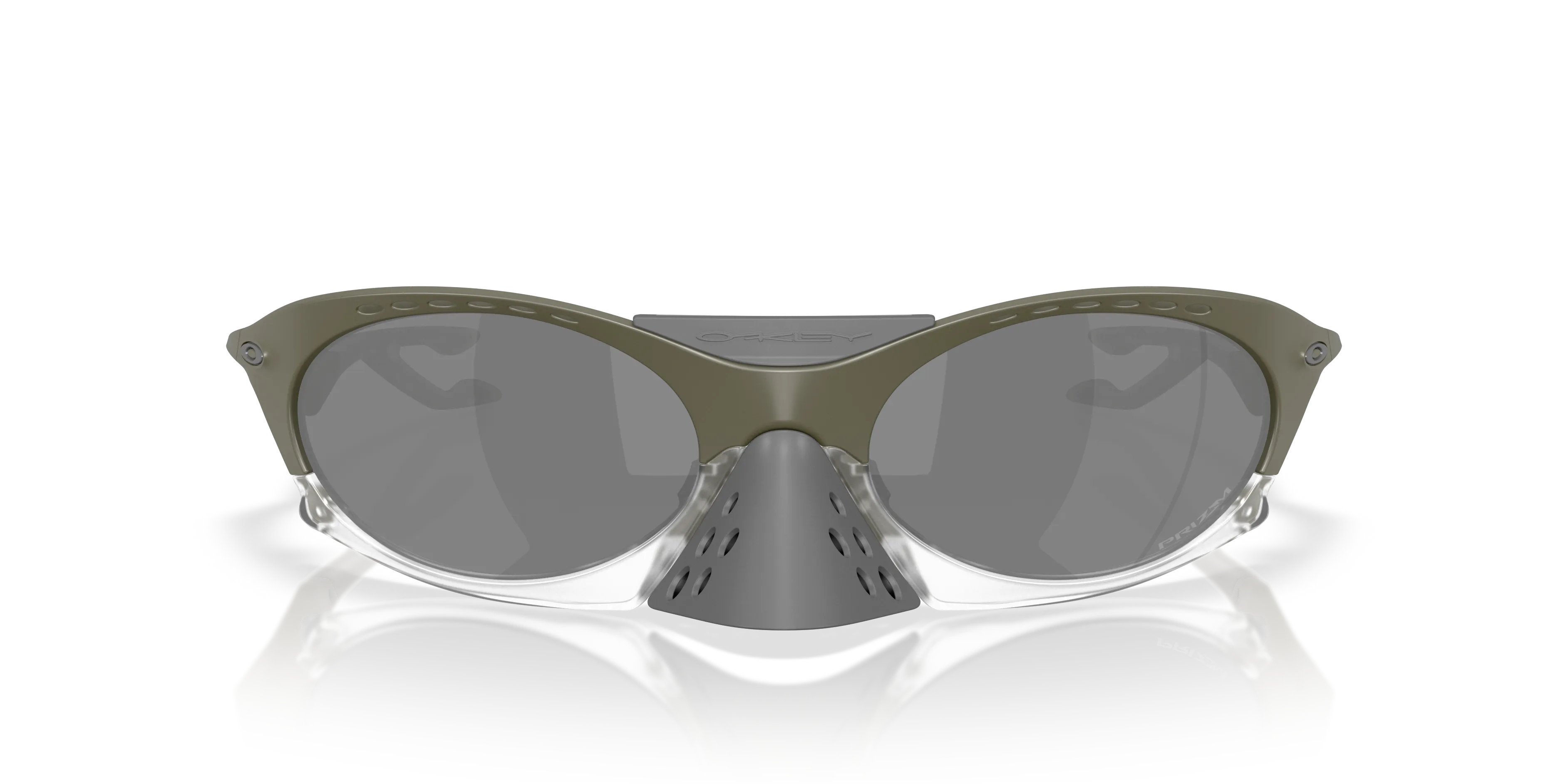 Oakley OO9437 PLANTARIS 943707 Occhiali da sole O_Matter Verde Grigio Rotonda Normale - immagine 3