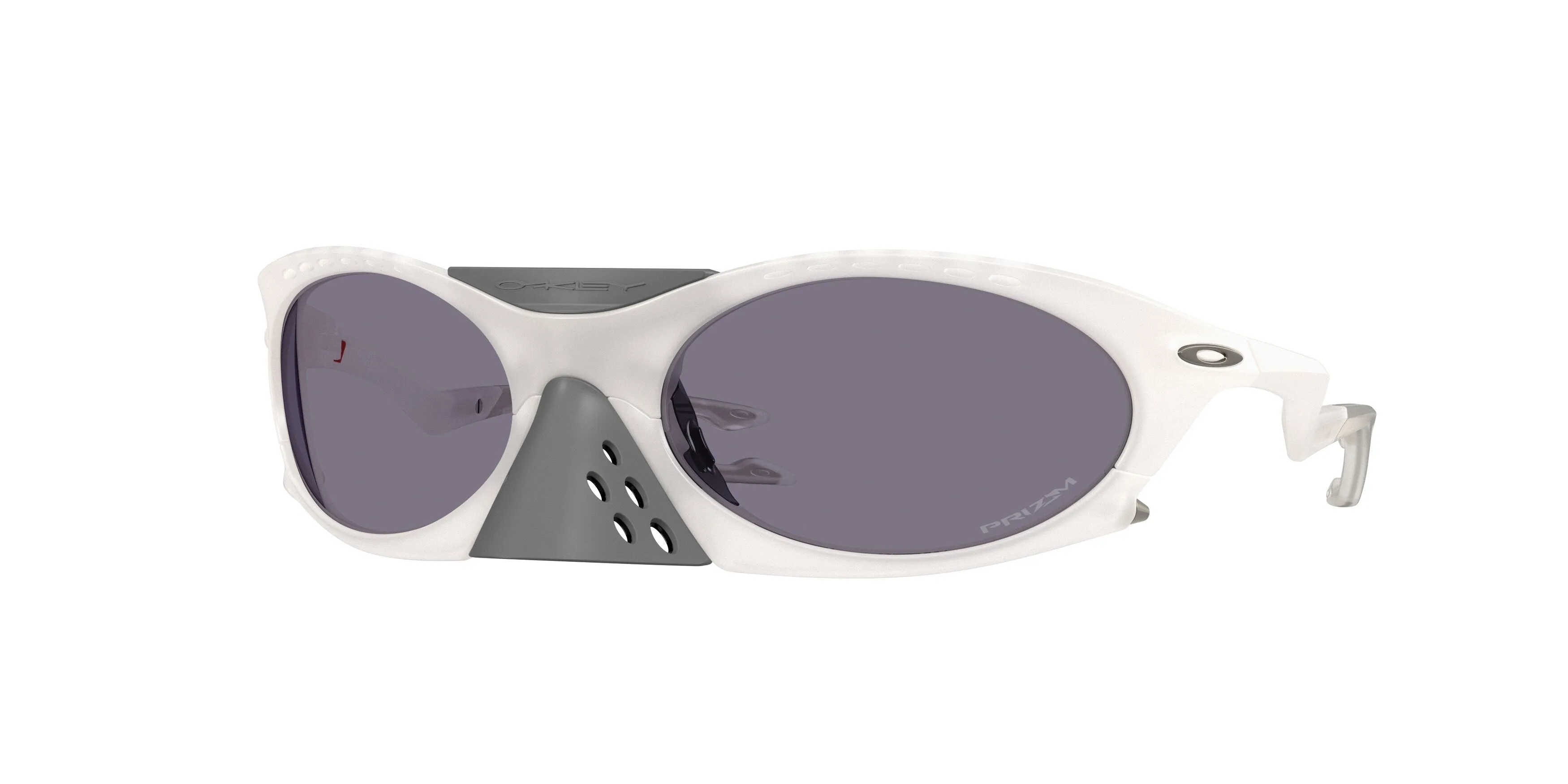 Oakley OO9437 PLANTARIS 943706 Occhiali da sole O_Matter Bianco Grigio Rotonda Normale - immagine 1
