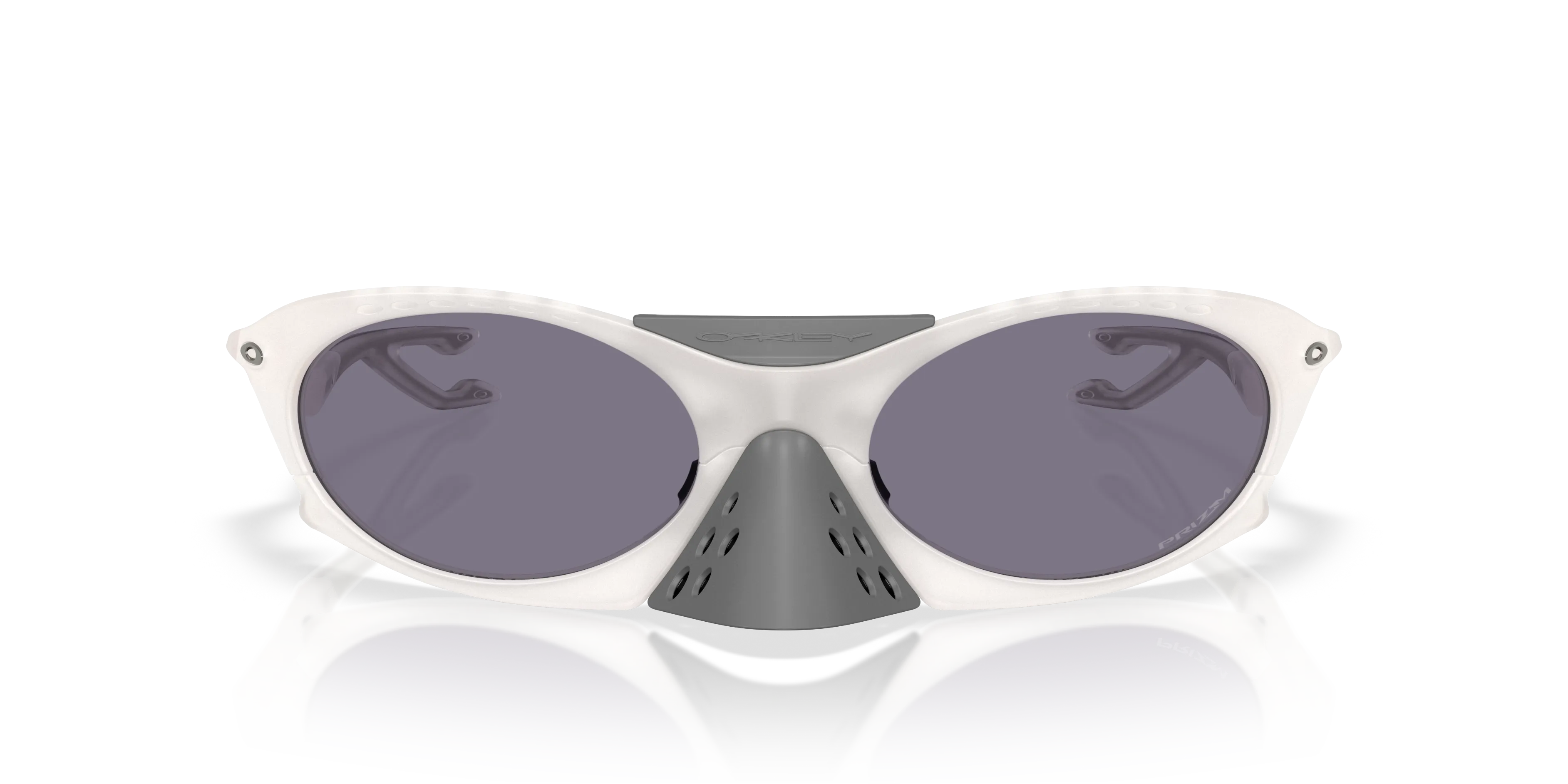 Oakley OO9437 PLANTARIS 943706 Occhiali da sole O_Matter Bianco Grigio Rotonda Normale - immagine 3
