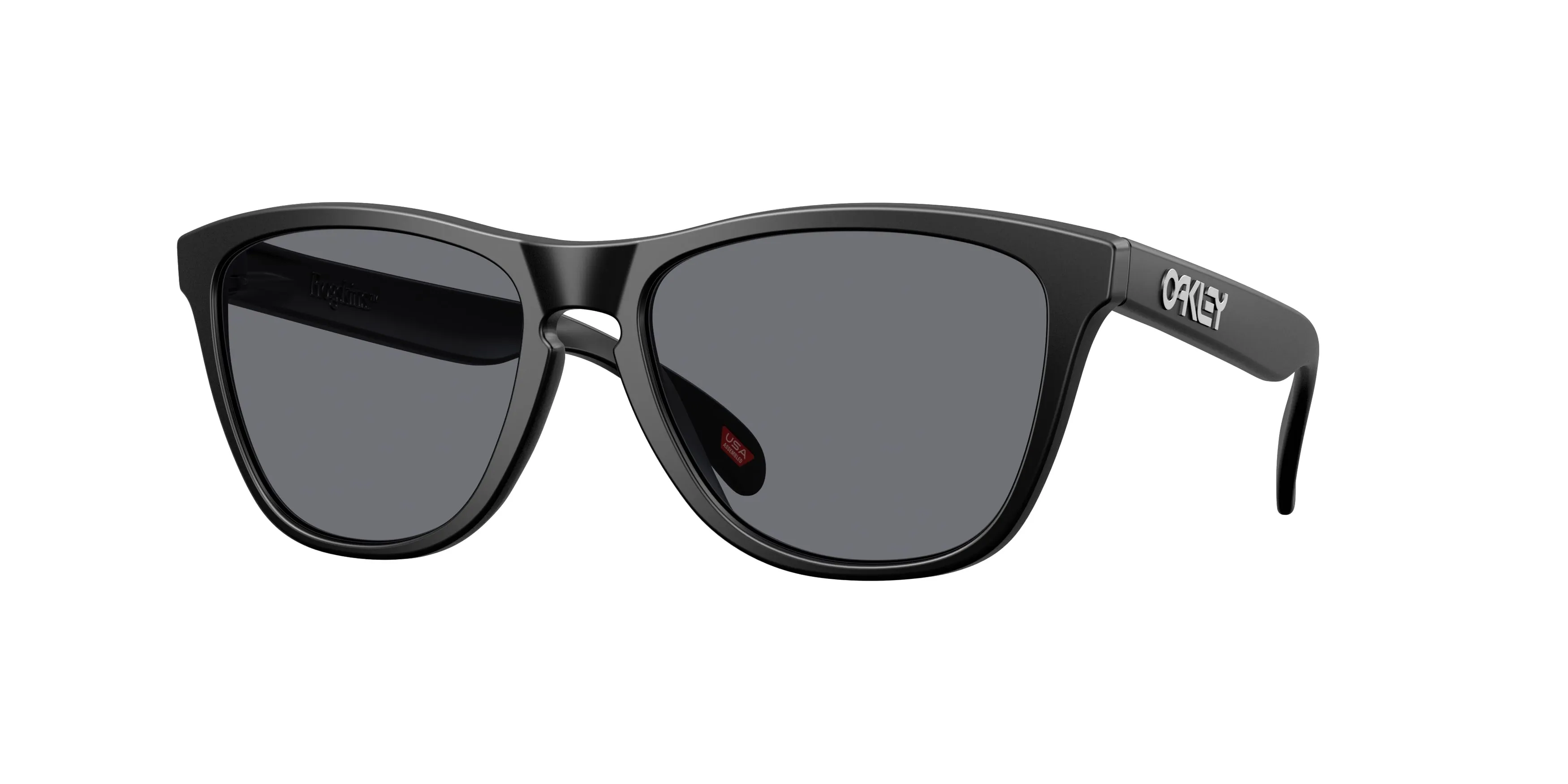 Oakley OO9013 FROGSKINS 9013M7 Occhiali da sole O_Matter Nero Grigio Squadrata Normale - immagine 1