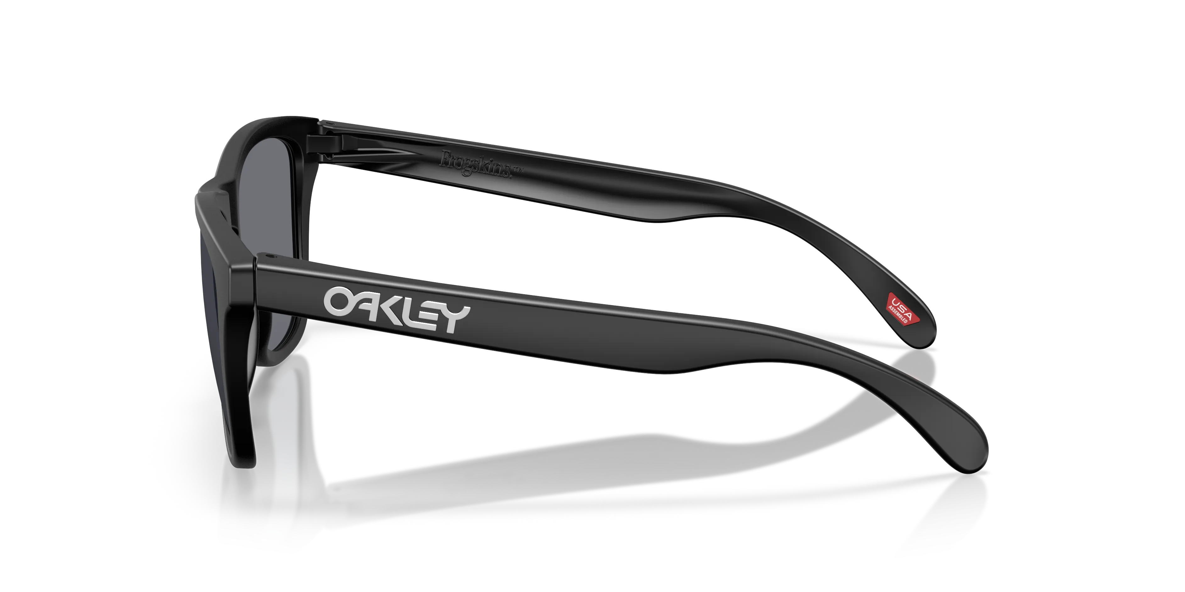 Oakley OO9013 FROGSKINS 9013M7 Occhiali da sole O_Matter Nero Grigio Squadrata Normale - immagine 4