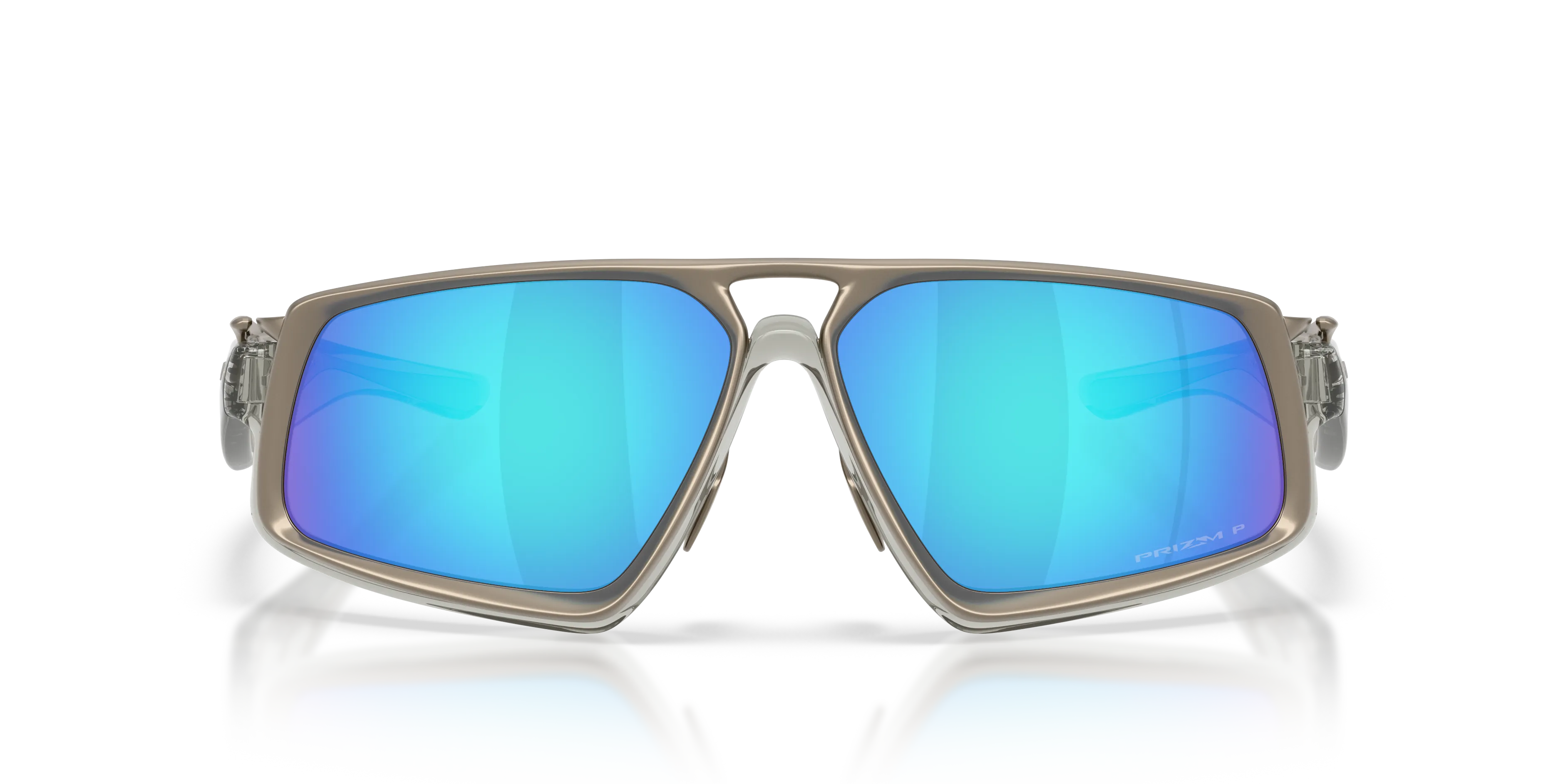Oakley OO6029 MASSILLON 602904 Occhiali da sole Titanio Grigio Blu Squadrata Polarizzata - immagine 3